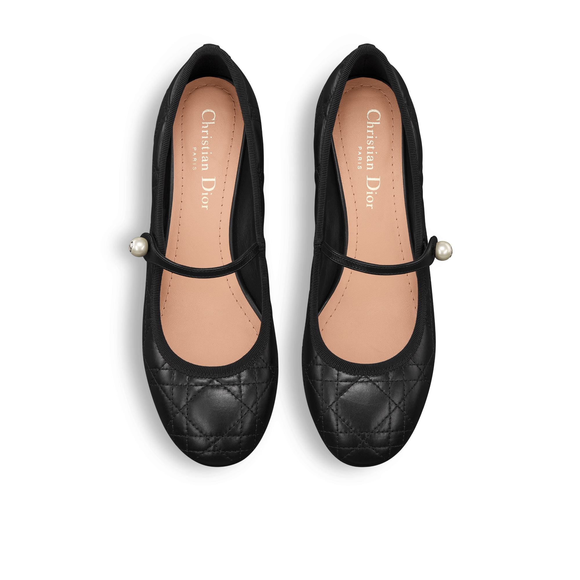 DIOR バレリーナ カナージュ キルティング フラットパンプス 38 ディオールの新作ウィメンズシューズ「ディオール バレエ」“カナージュ