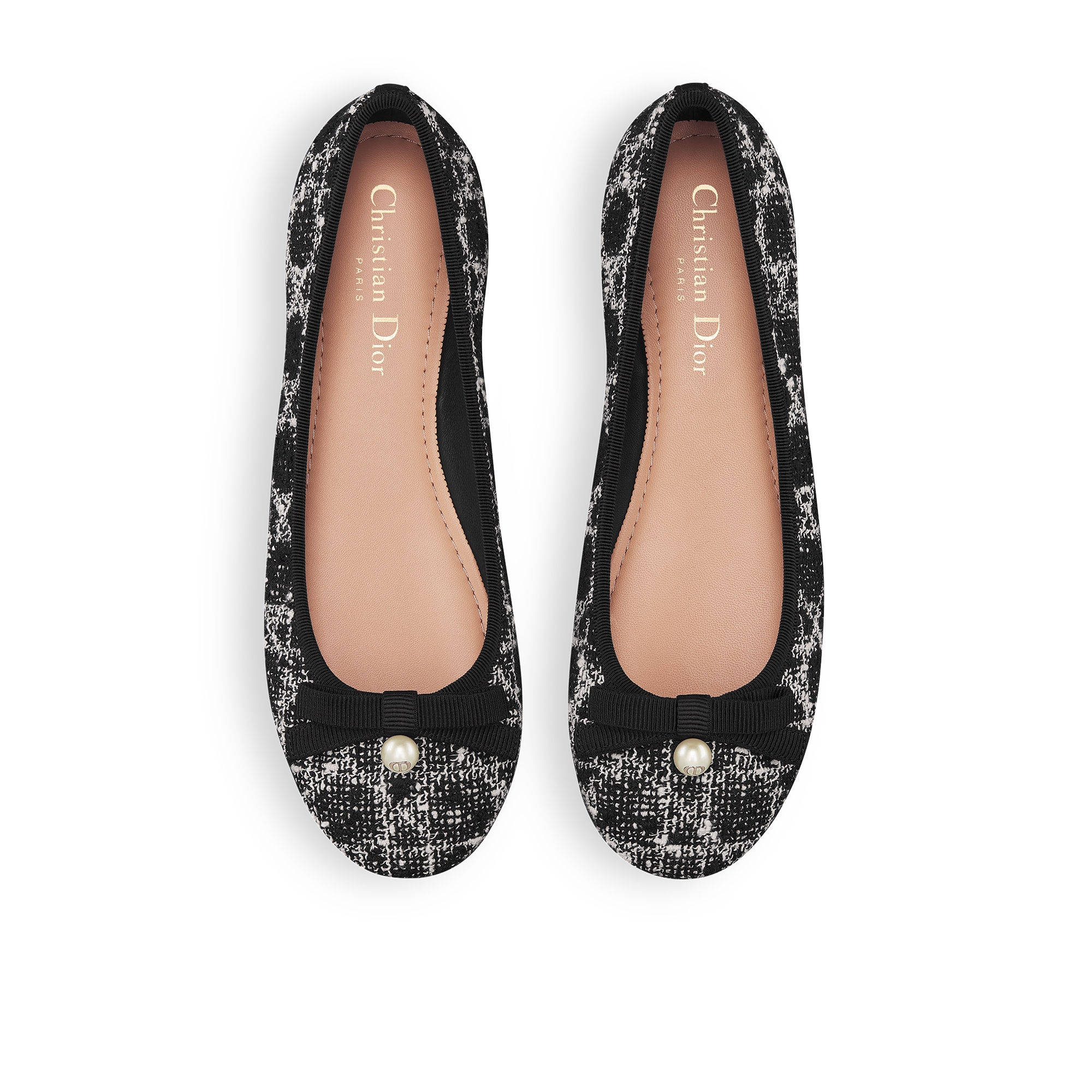 Dior バレリーナ マイクロカナージュ ツイード E06