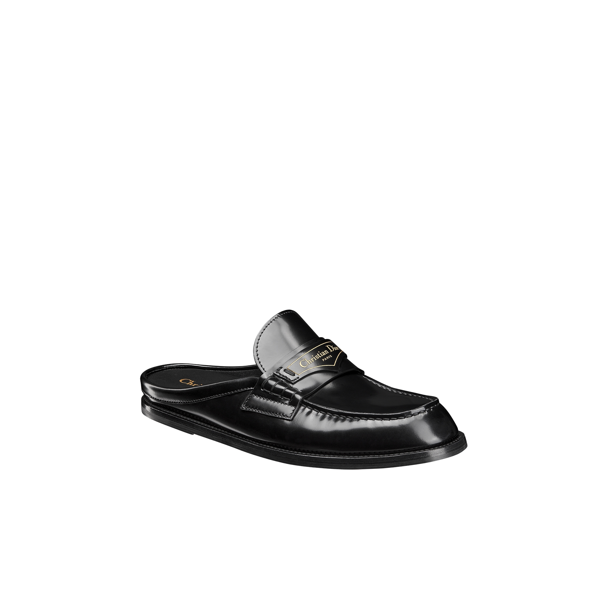 Dior Boy Mule Black Brushed Calfskin E03