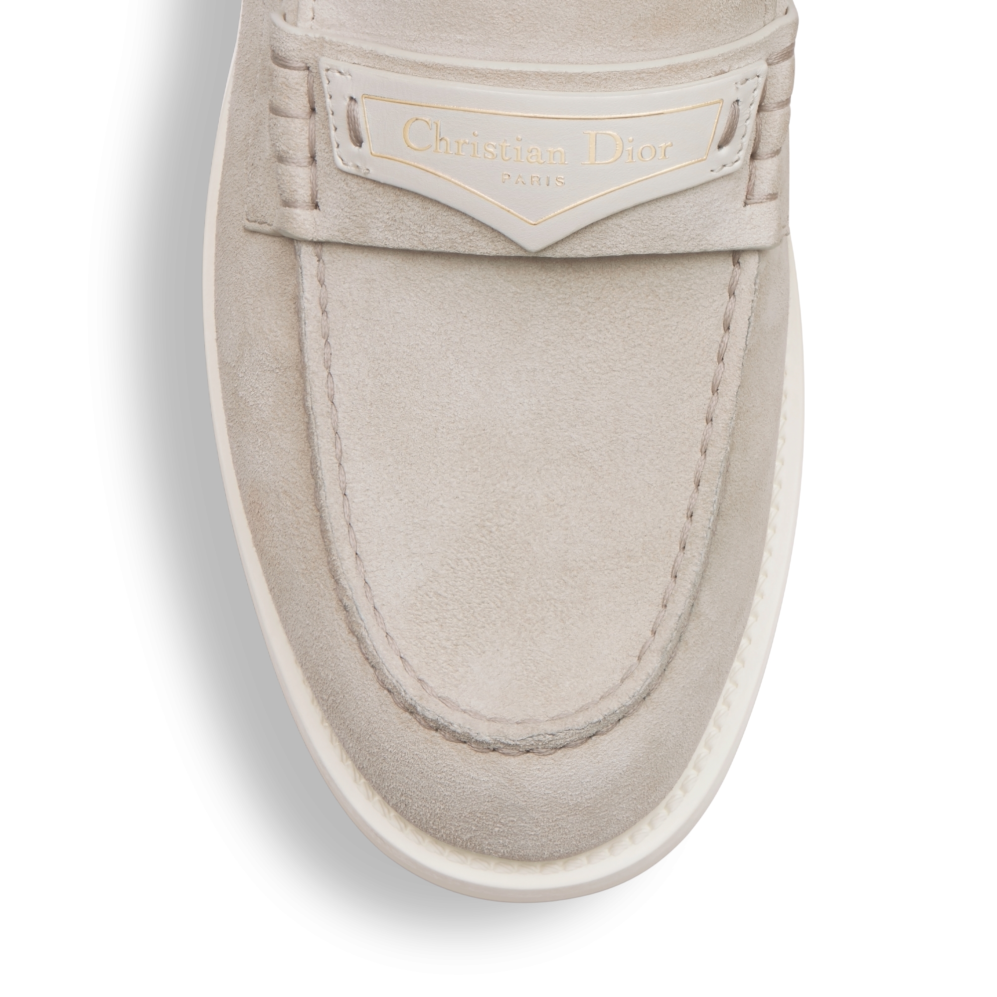 Dior Boy Mule Kalbsveloursleder in Hellbeige | DIOR