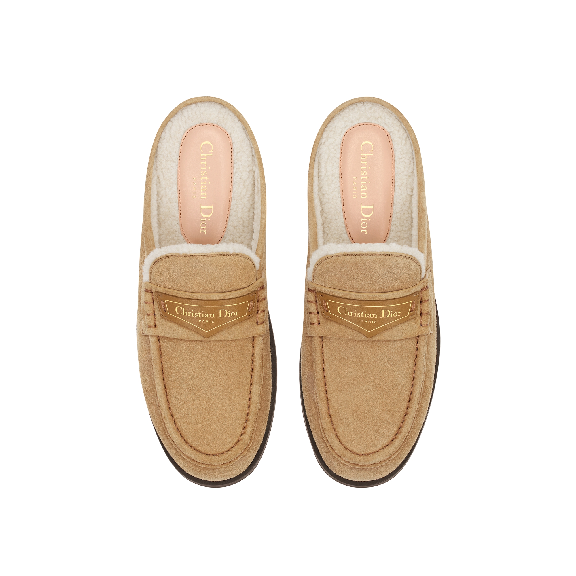 Dior Boy Mule Beige Suede Goatskin E06