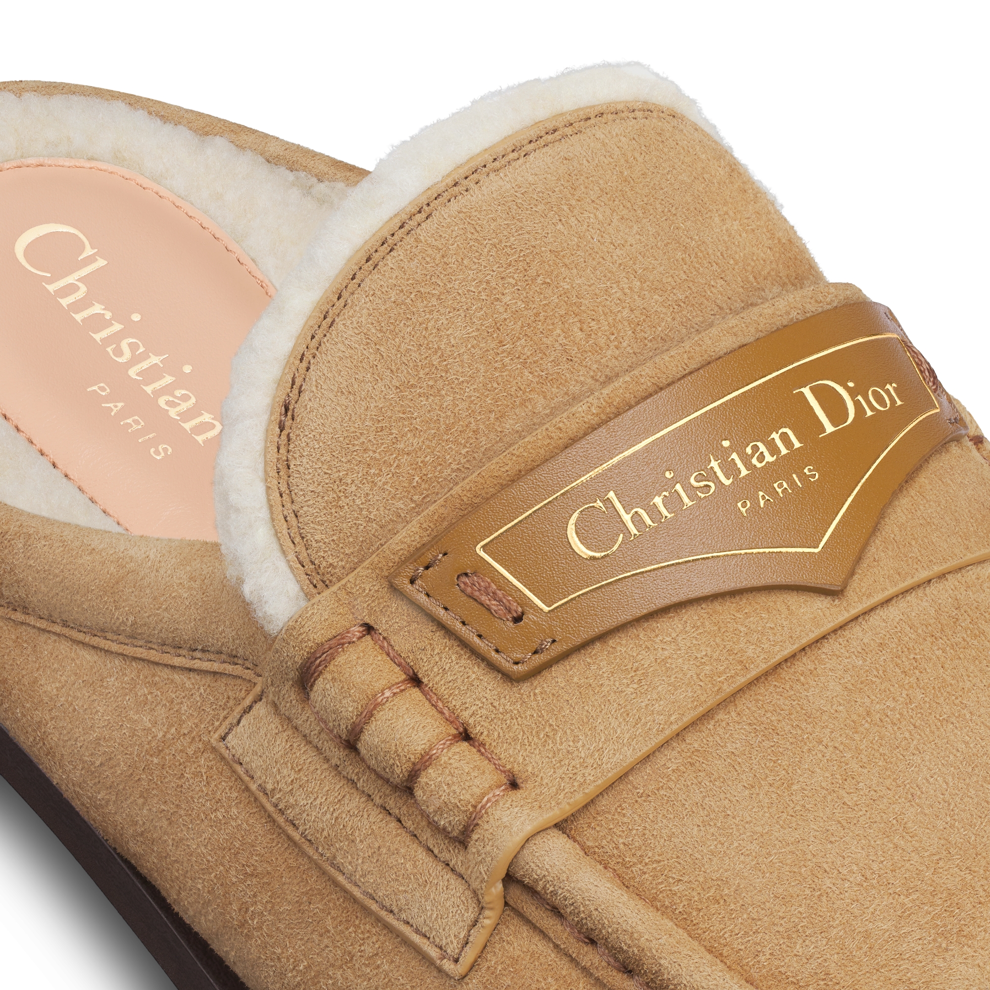 Dior Boy Mule Beige Suede Goatskin E09