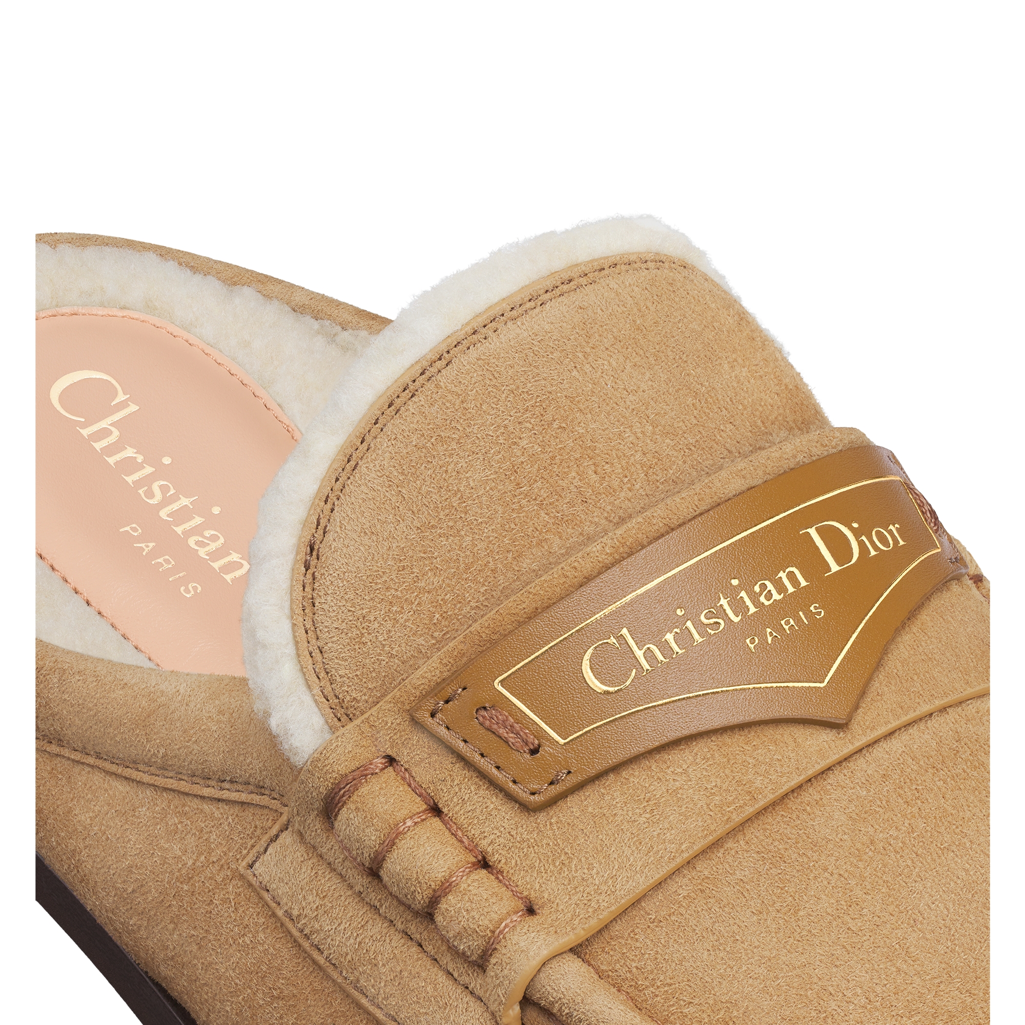 Dior Boy Mule Beige Suede Goatskin E09