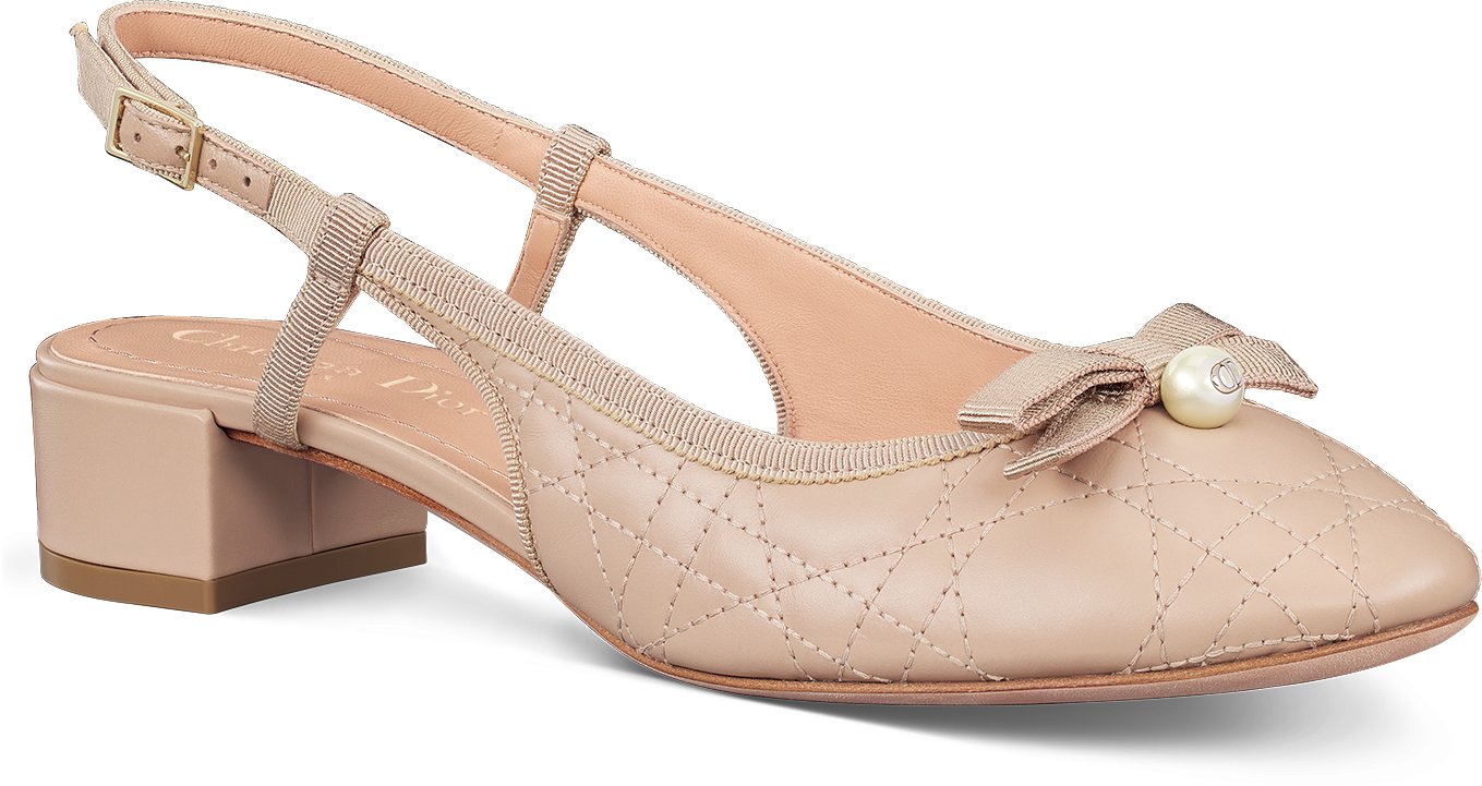 Dior Ballet Slingback Pump Three quarter closed view Three quarter closed view