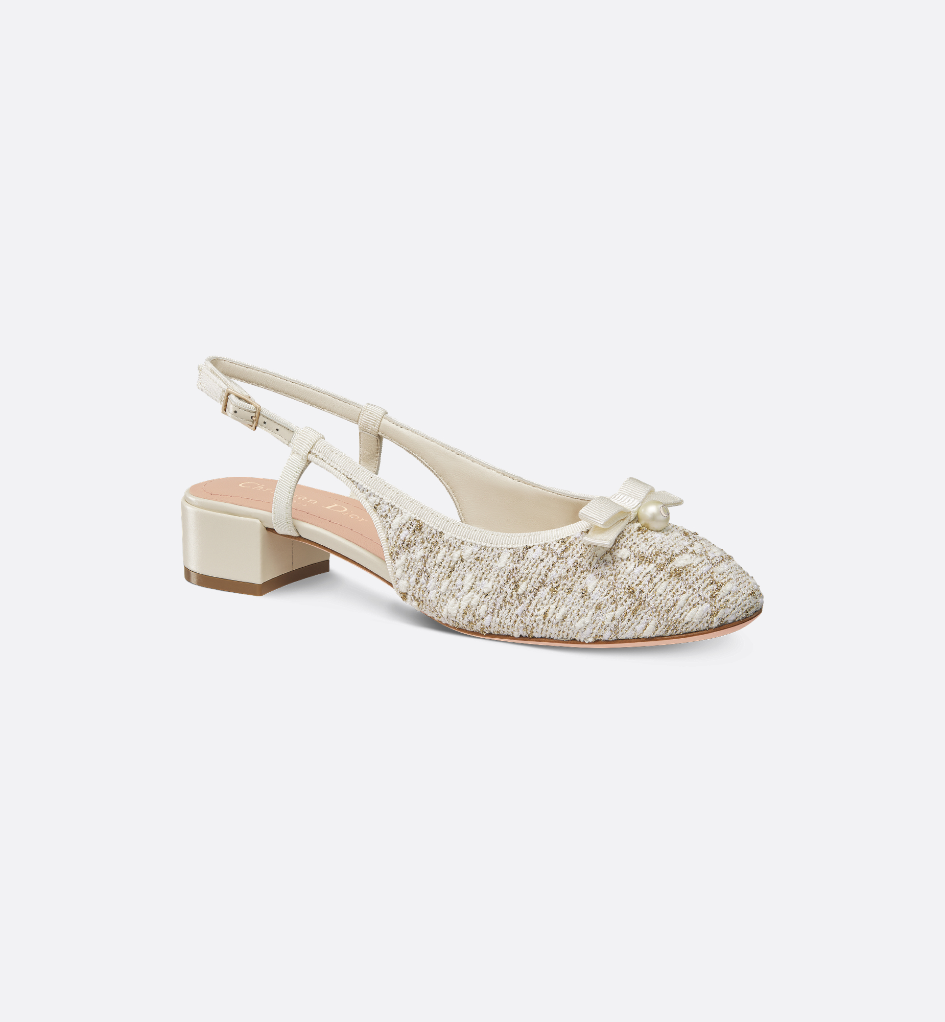 DIOR | Dior Or Dior Ballet スリングバックパンプス カナージュ DIOR | Dior Or Dior Ballet スリングバックパンプス カナージュ