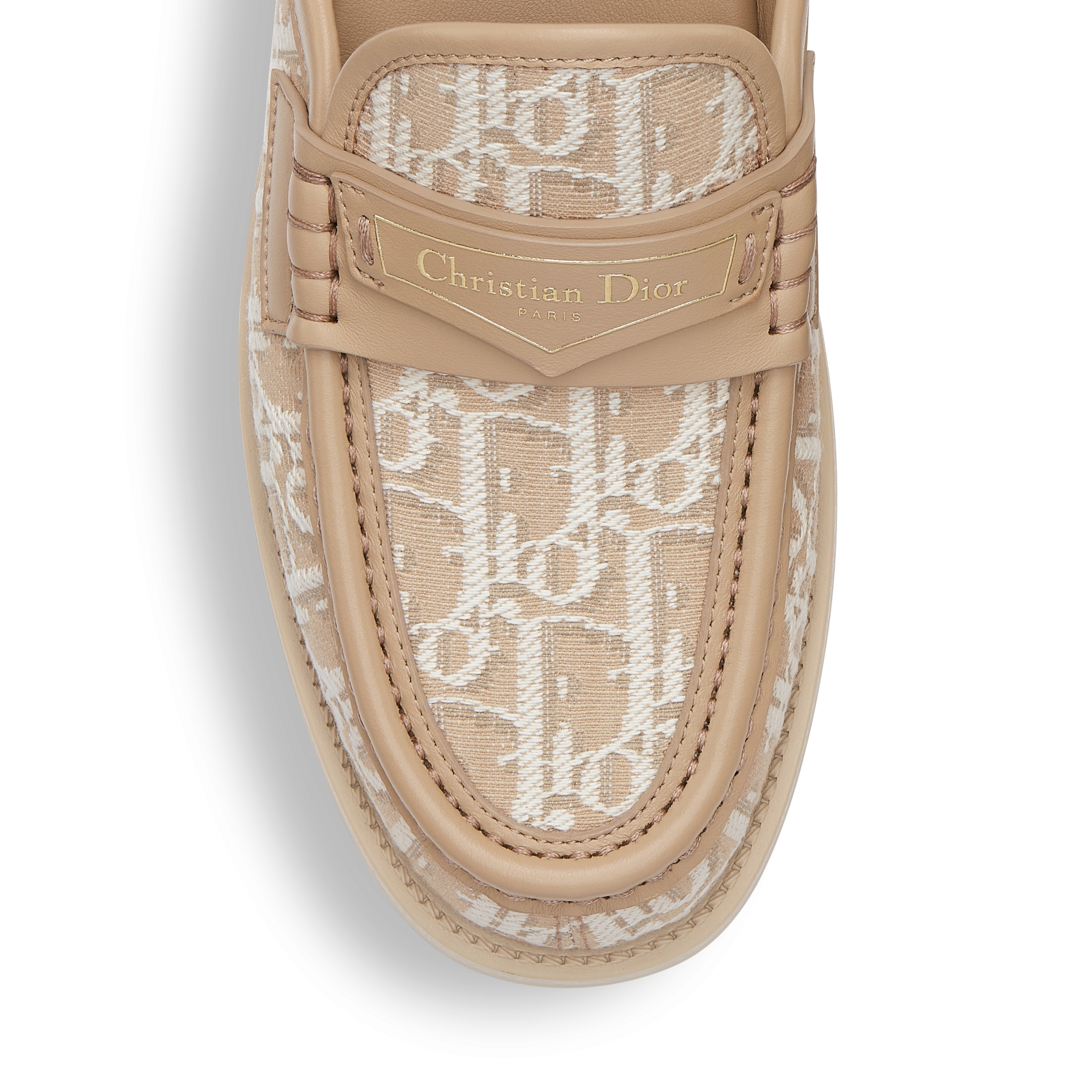 Dior Boy Mule Beige Cotton Embroidered with Dior Oblique Motif and ...