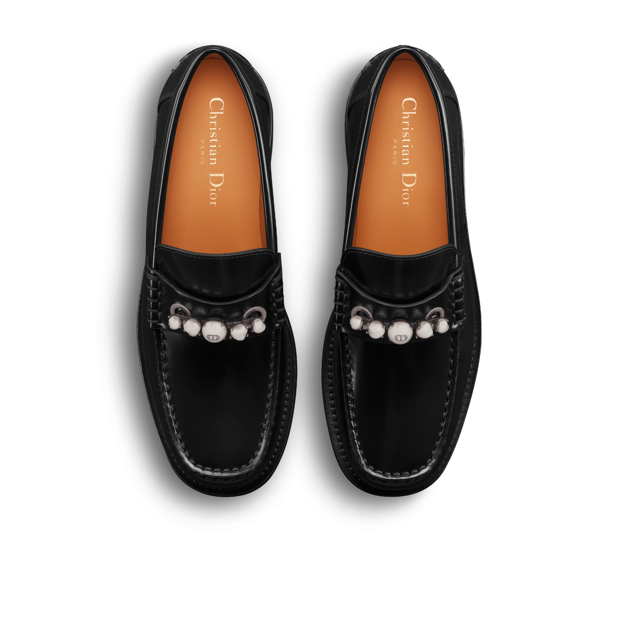 Dior Paris ローファー ブラッシュド カーフスキン E06