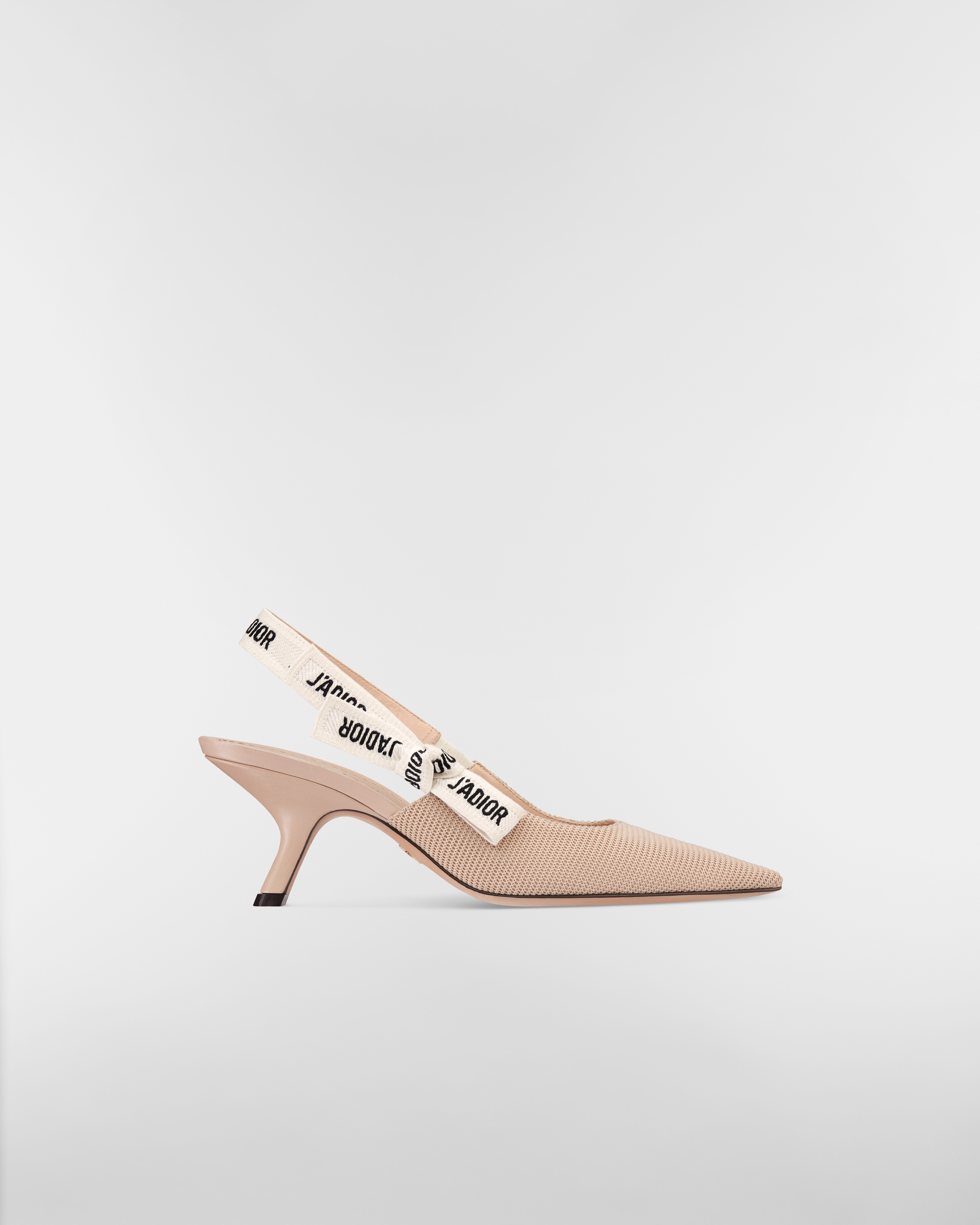 J'Adior 露跟高跟鞋 裸色科技布料 E02