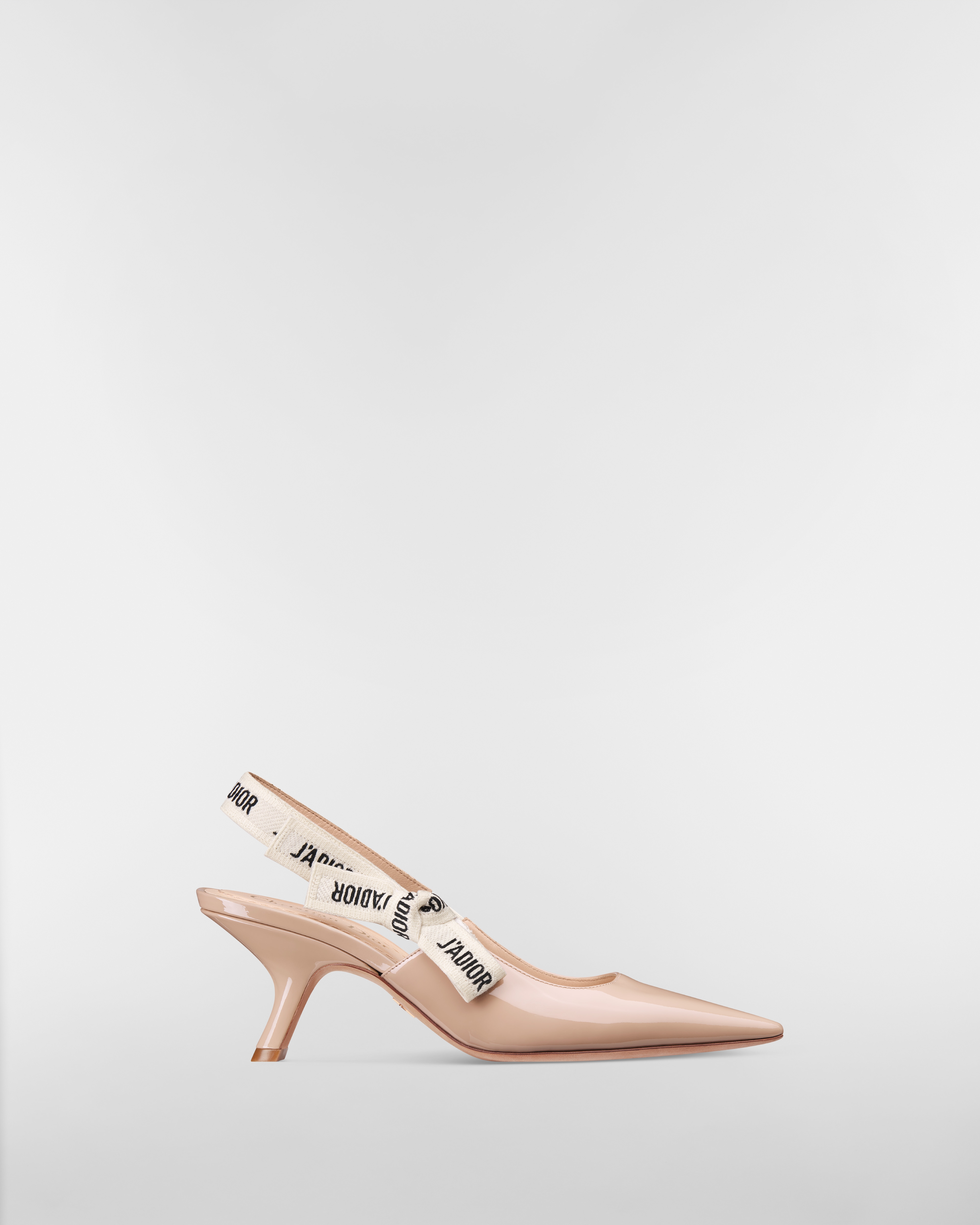 J'Adior Slingback Pump Nude Patent Calfskin E02