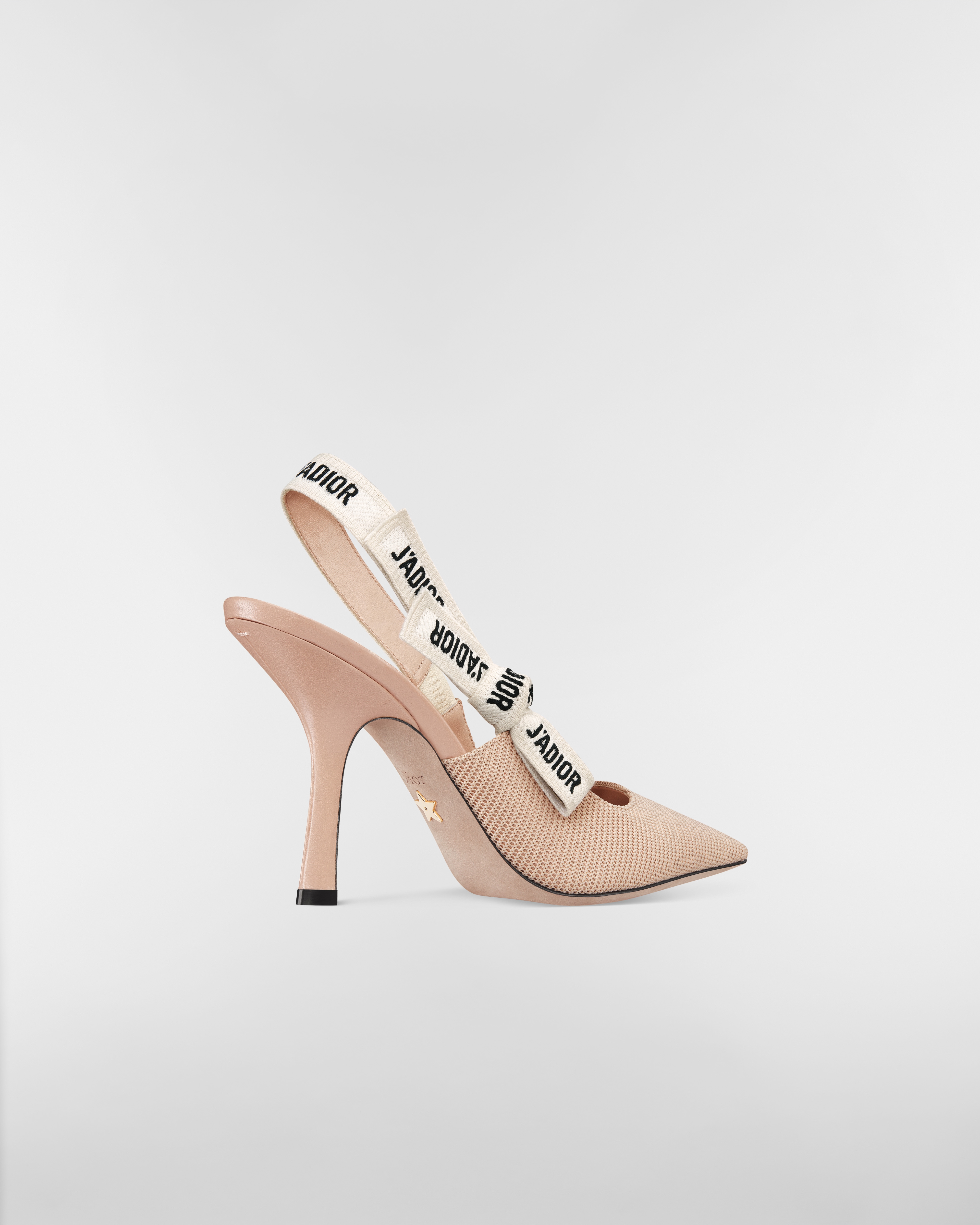 J'Adior 露跟高跟鞋 裸色科技布料 E05