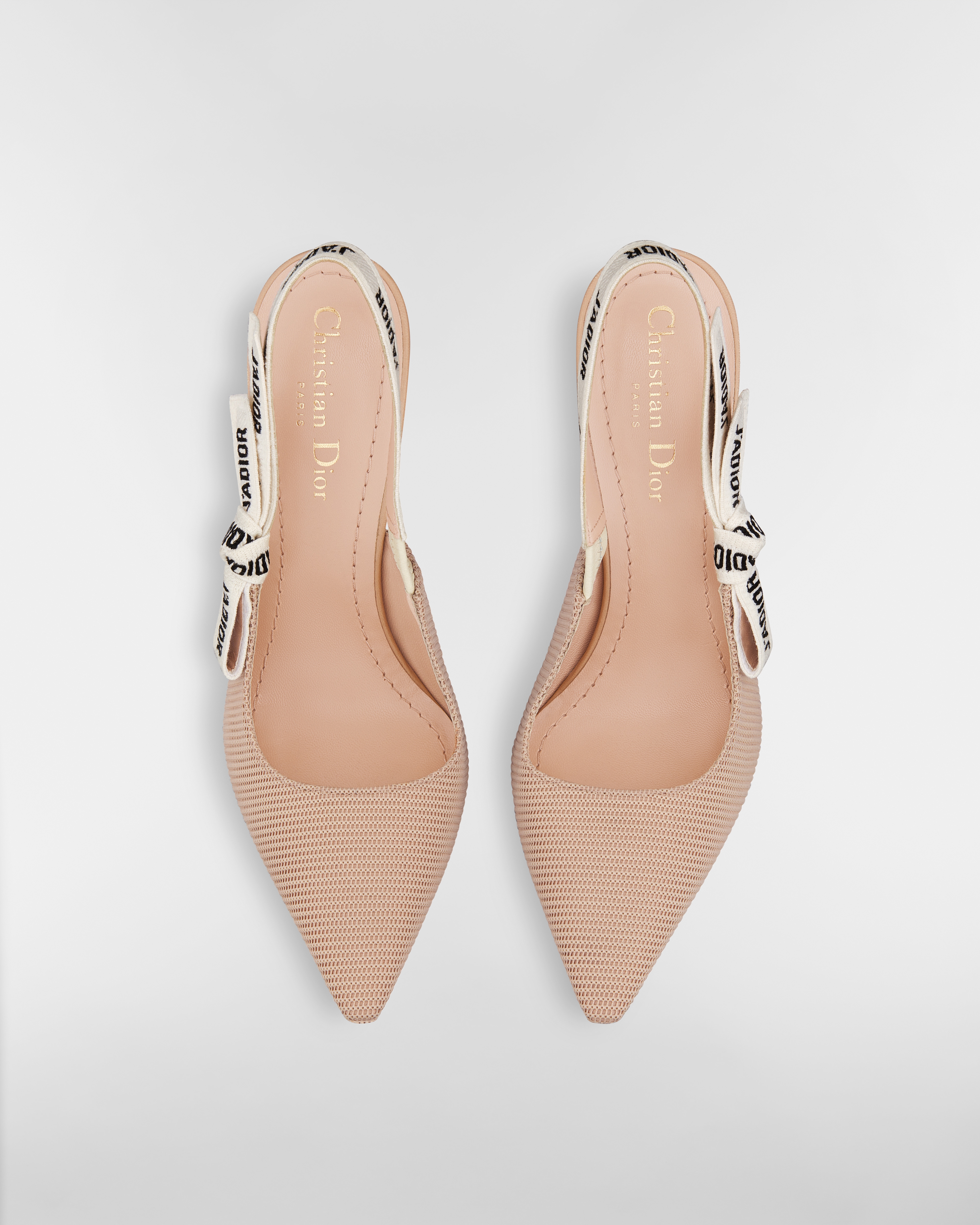 J'Adior 露跟高跟鞋 裸色科技布料 E06