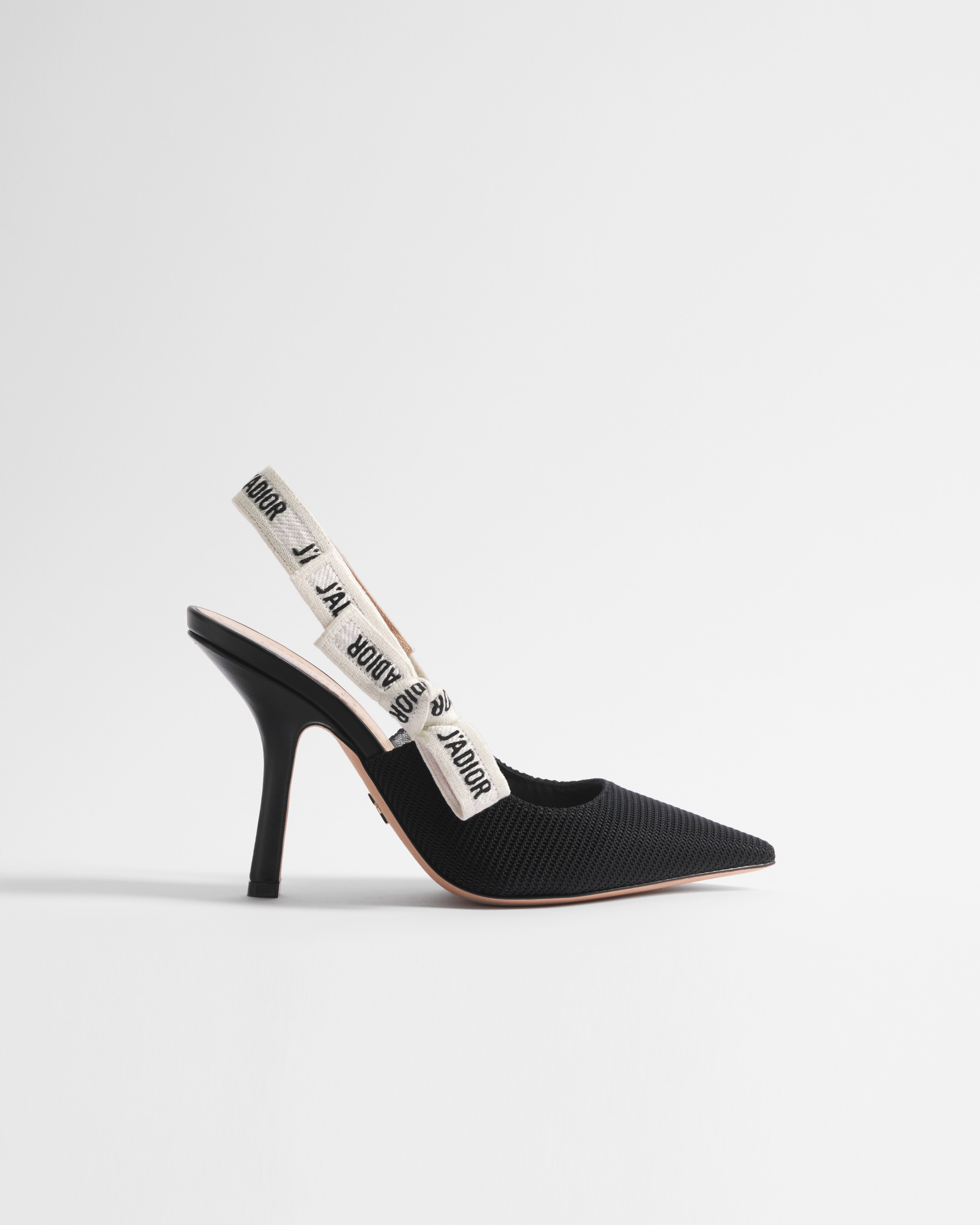 J'Adior Slingback Pump Black Technical Fabric E02