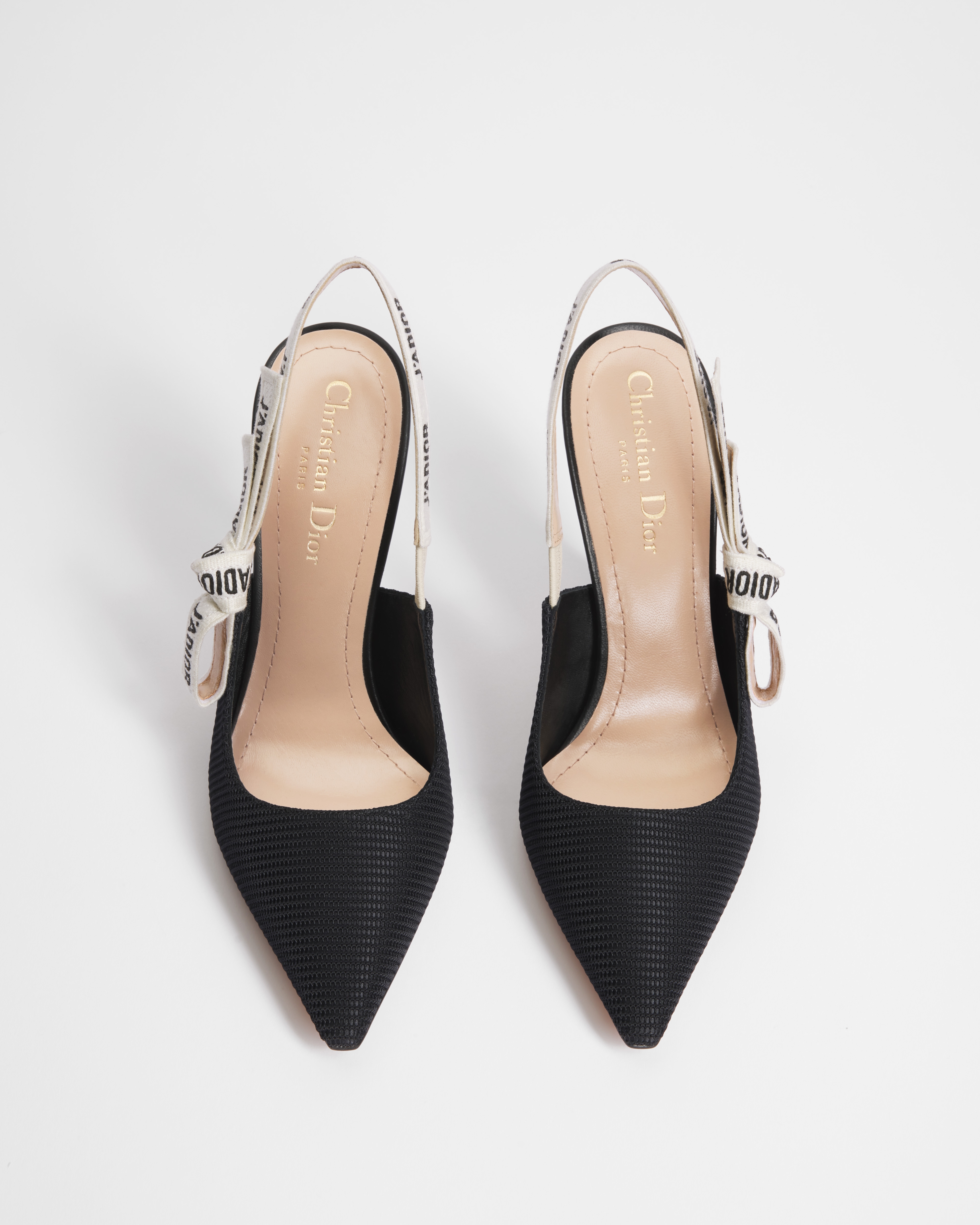 J'Adior Slingback Pump Black Technical Fabric E06