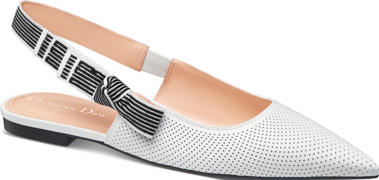 Dior Toujours Slingback Flat Three quarter closed view Three quarter closed view