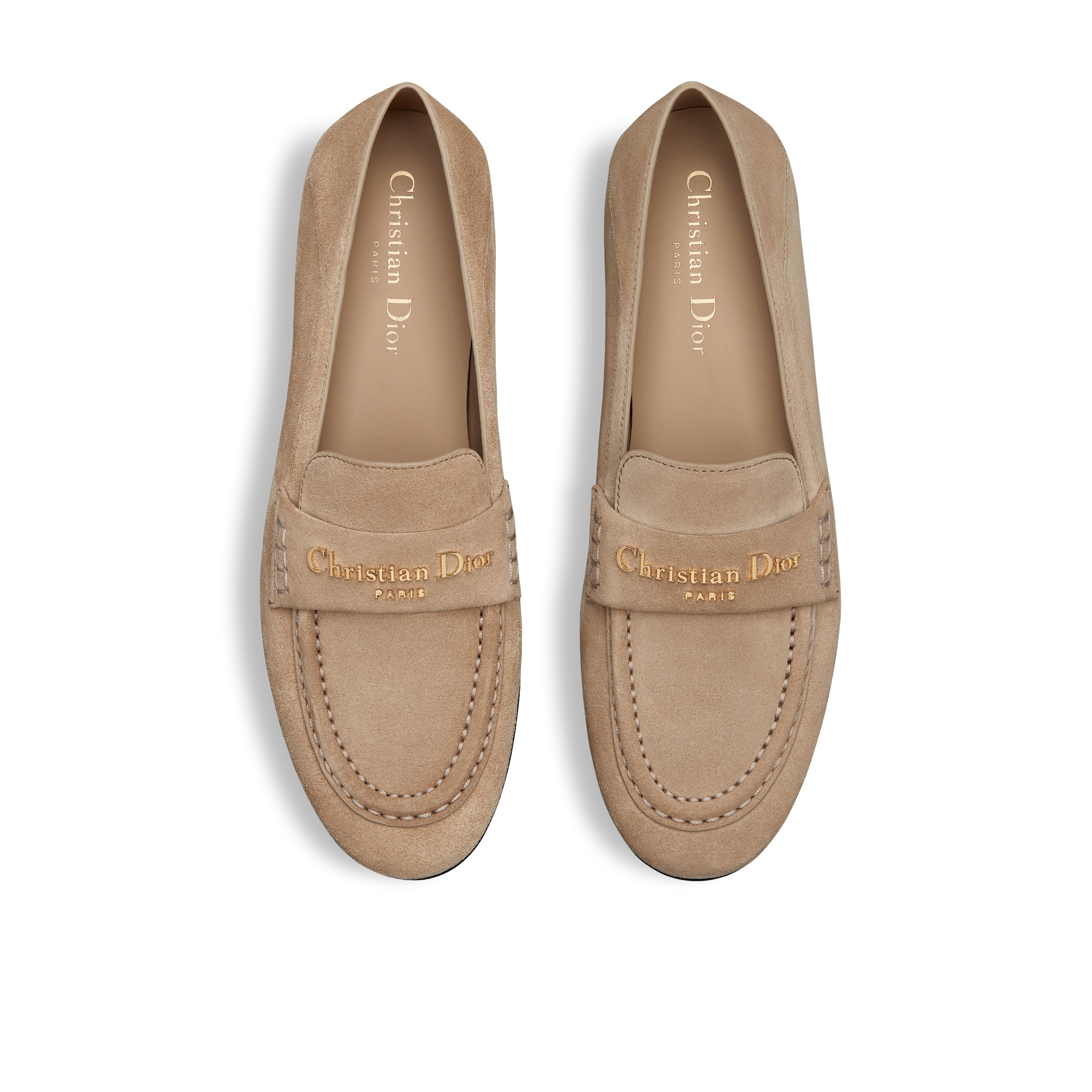 Dior Boy Loafer Kalbsveloursleder in Seilfarbe E06