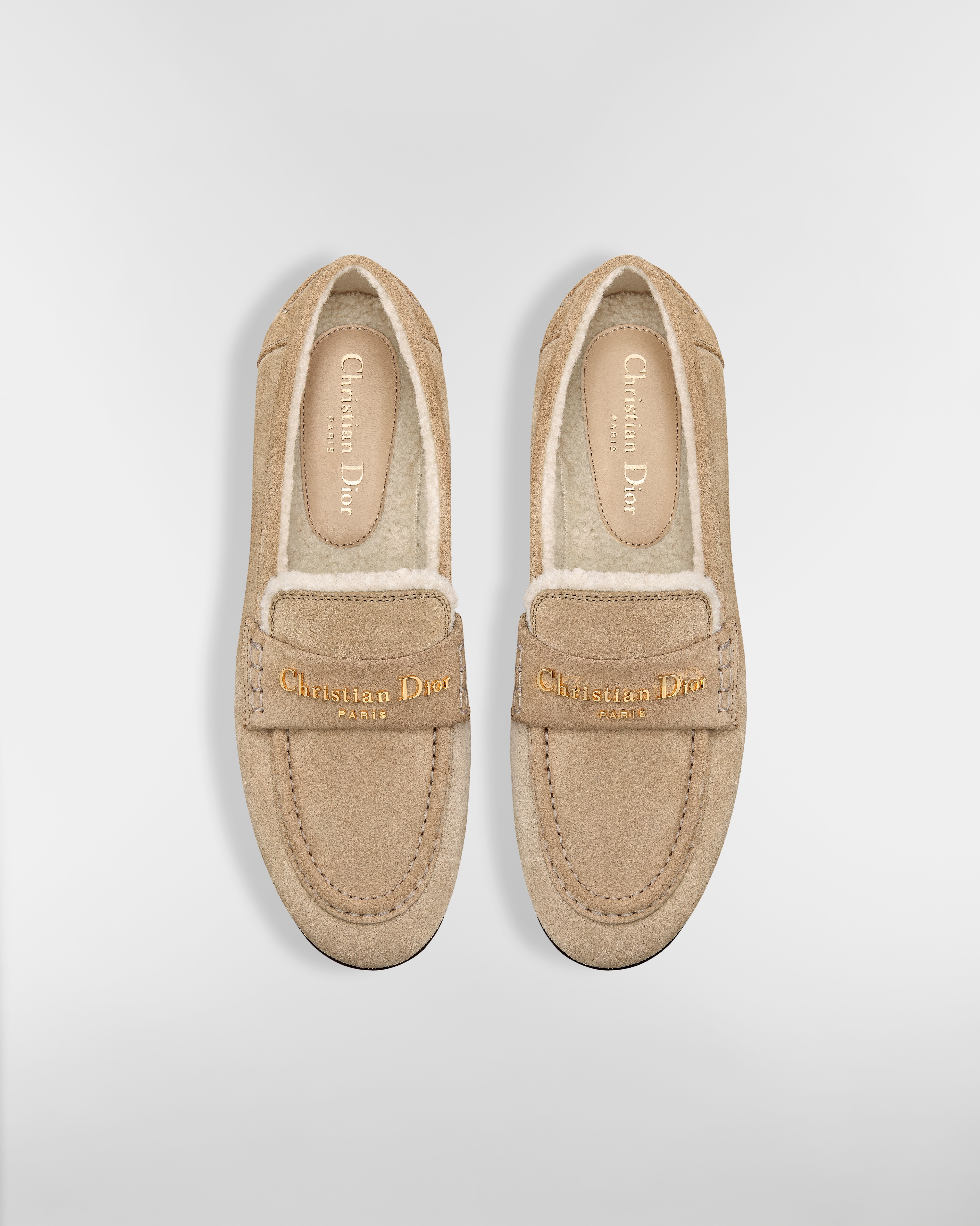 DiorAlps Dior Boy Loafer Rope Beige Suede Calfskin E06
