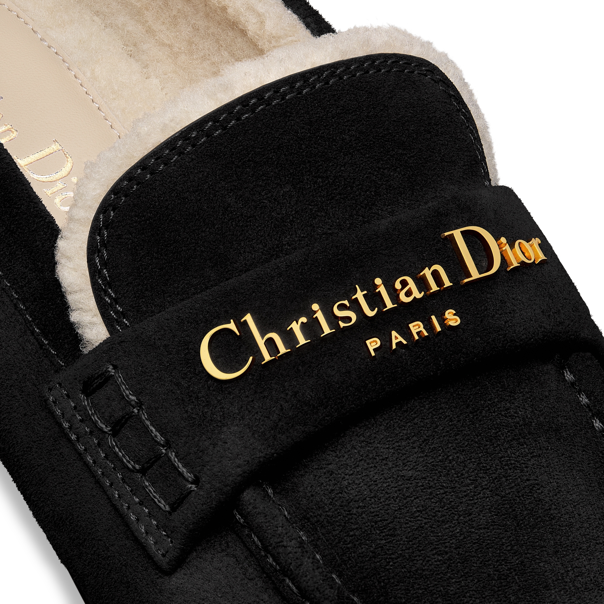 DiorAlps Dior Boy Loafer Kalbsveloursleder in Schwarz E09