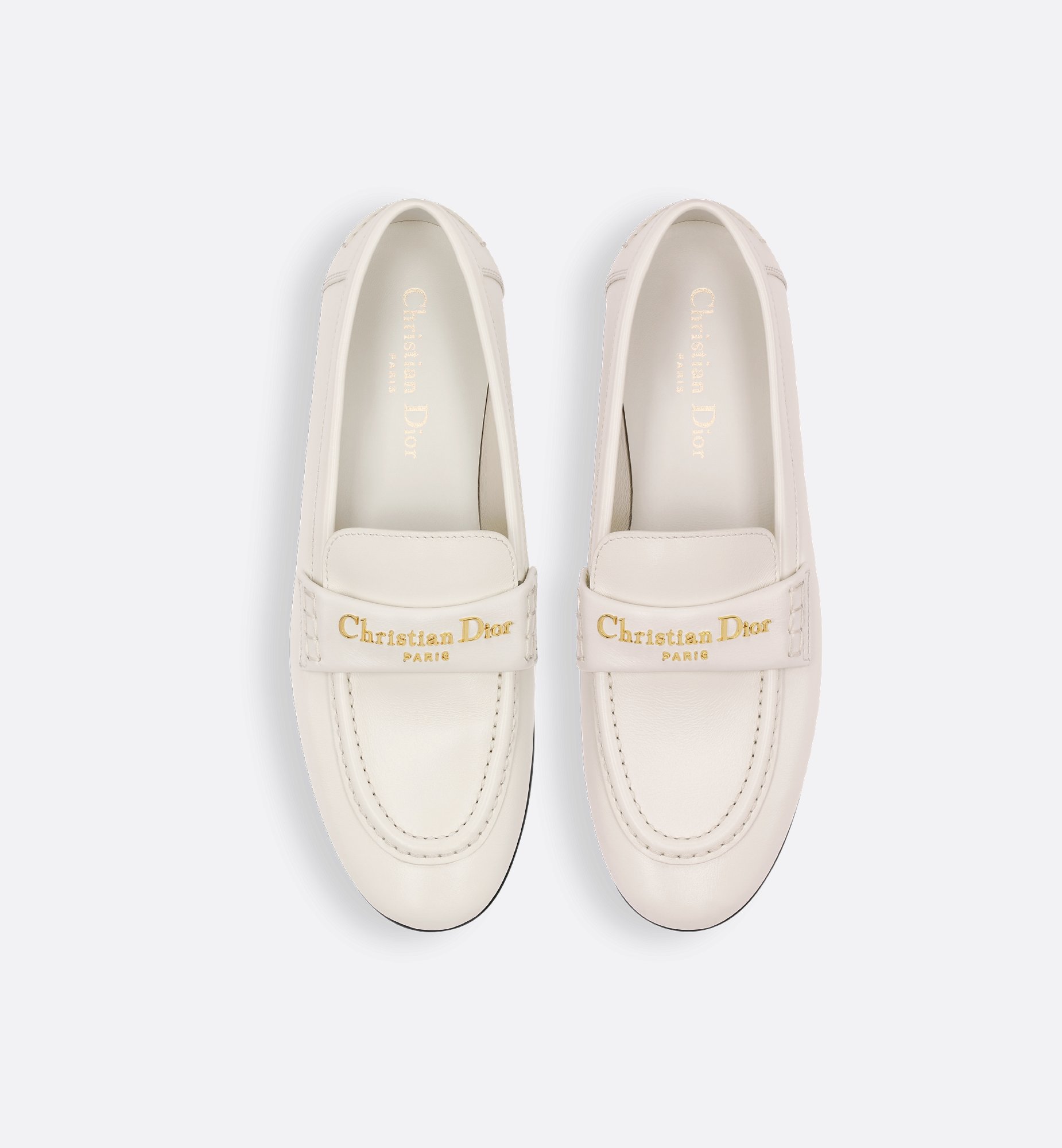 Dior Boy Loafer White Supple Calfskin | DIOR Dior Boy Loafer White Supple Calfskin | DIOR