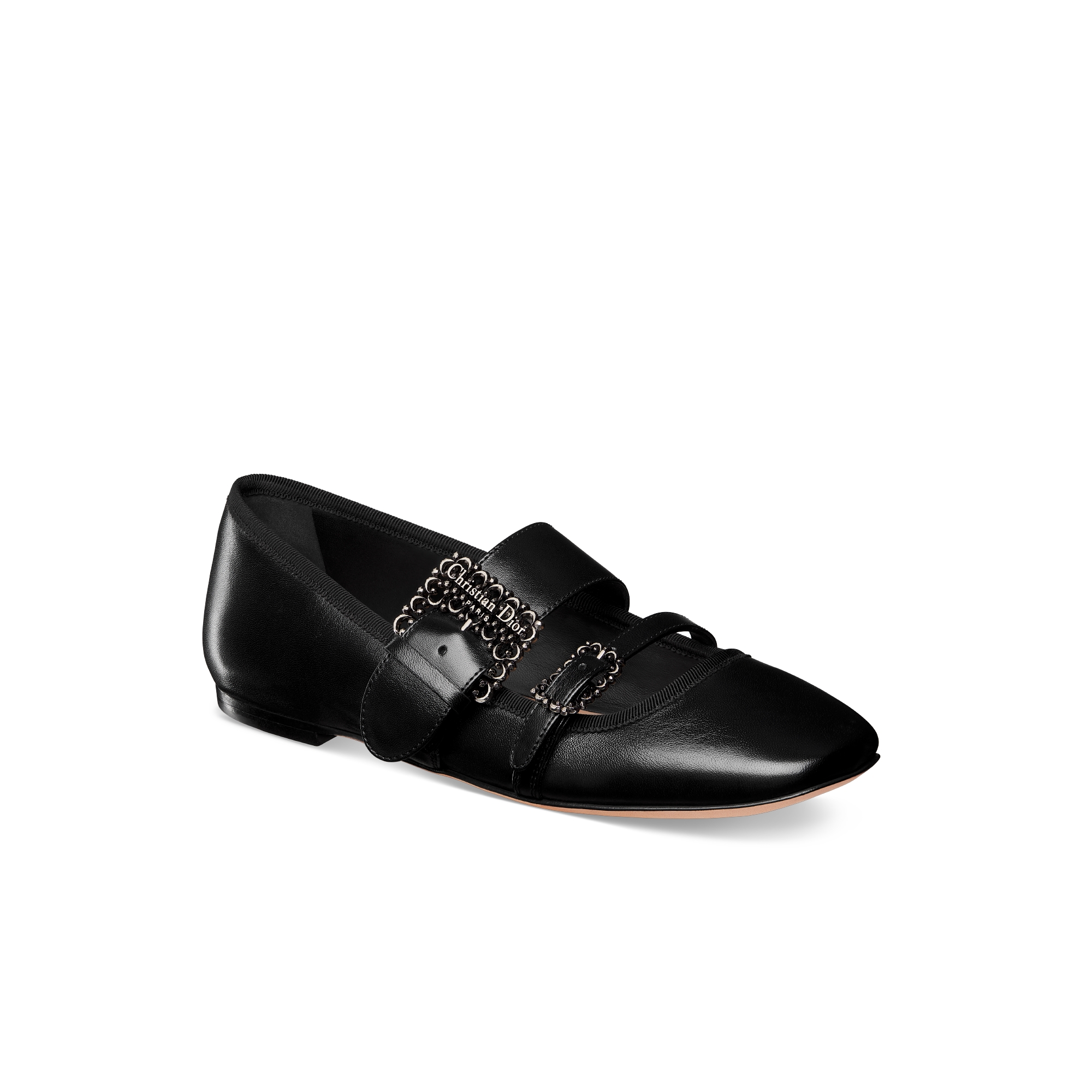 ディオール バレリーナ Dior ディオール バレエシューズ ソンジュ バレリーナ #38.5 黒