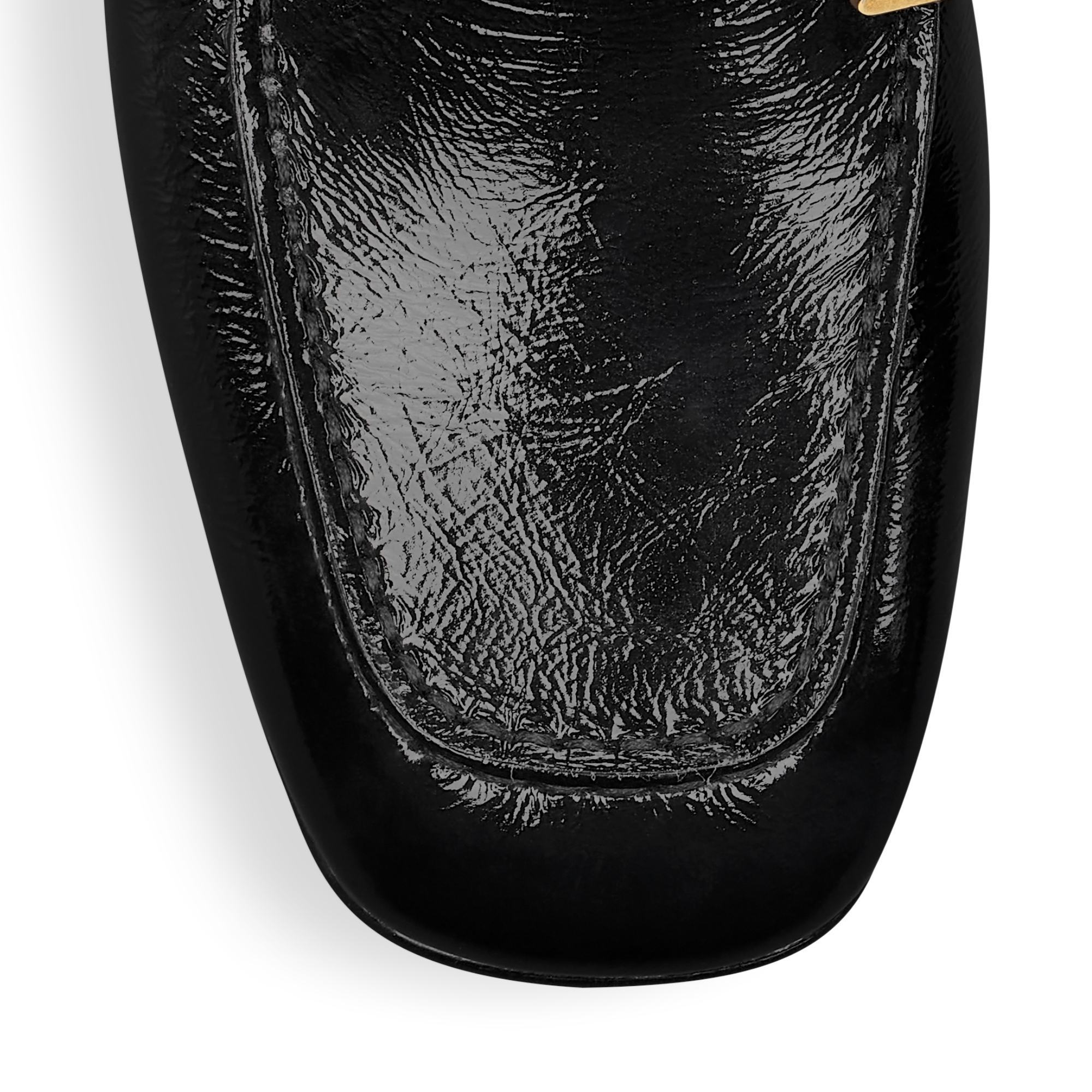 Monsieur Dior Loafer Black Crinkled Patent Calfskin E09