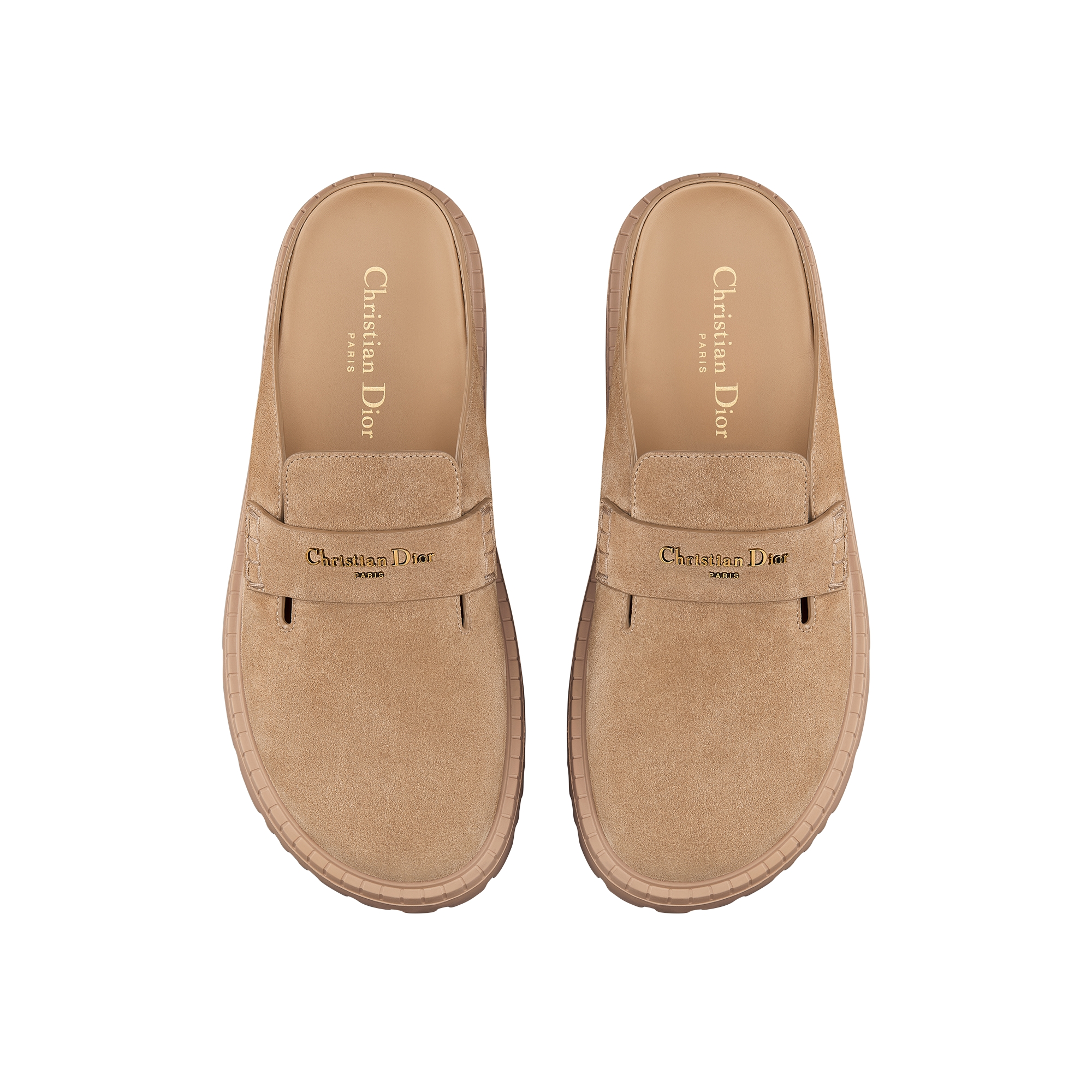 Dior Boy Mule Rope Beige Suede Calfskin E06