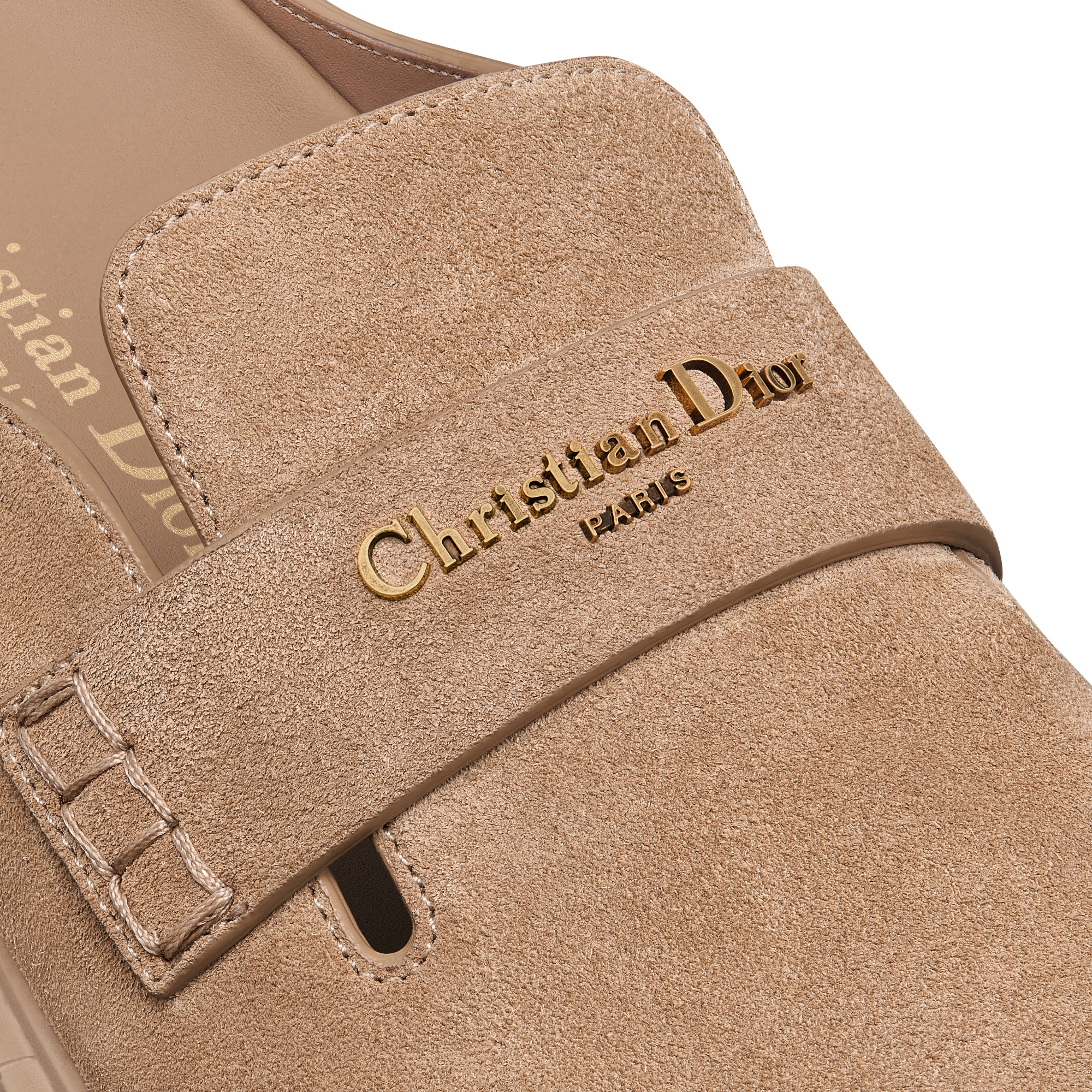 Dior Boy-muiltje Touwkleurig kalfssuède E09