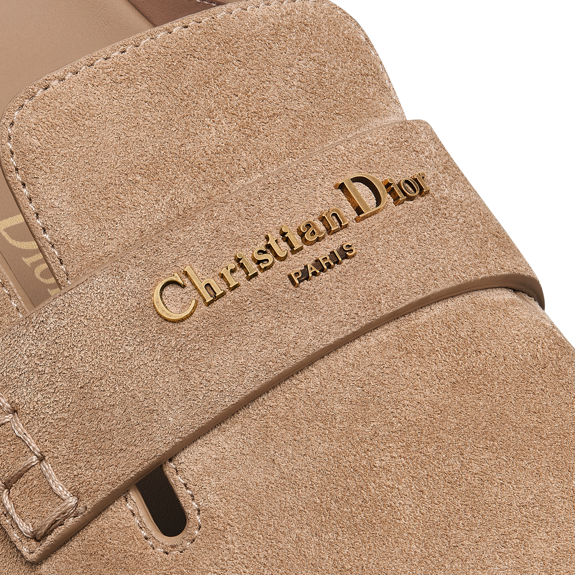 Dior Boy Mule Rope Beige Suede Calfskin E09