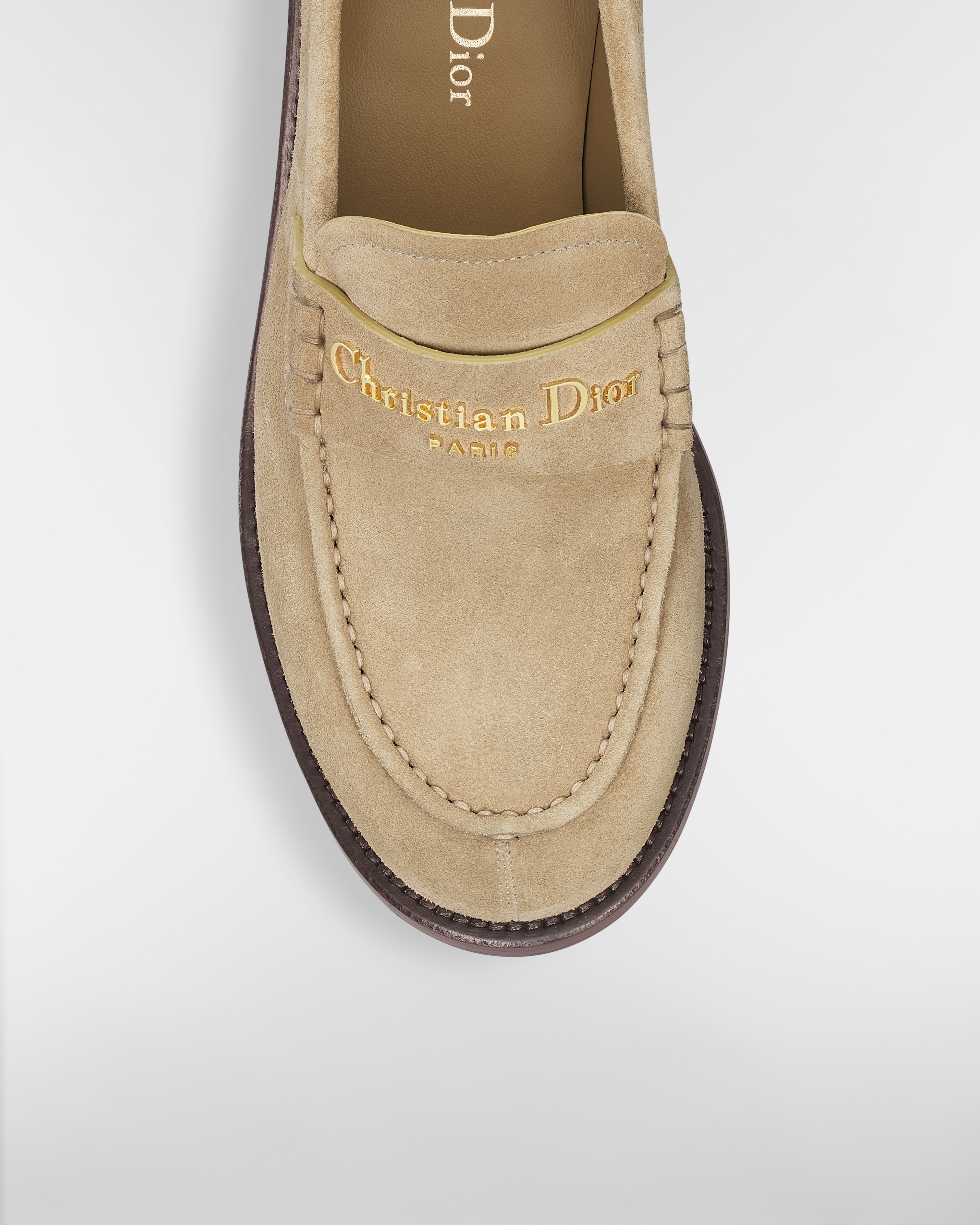 Dior Boy Loafer Rope Beige Suede Calfskin E09