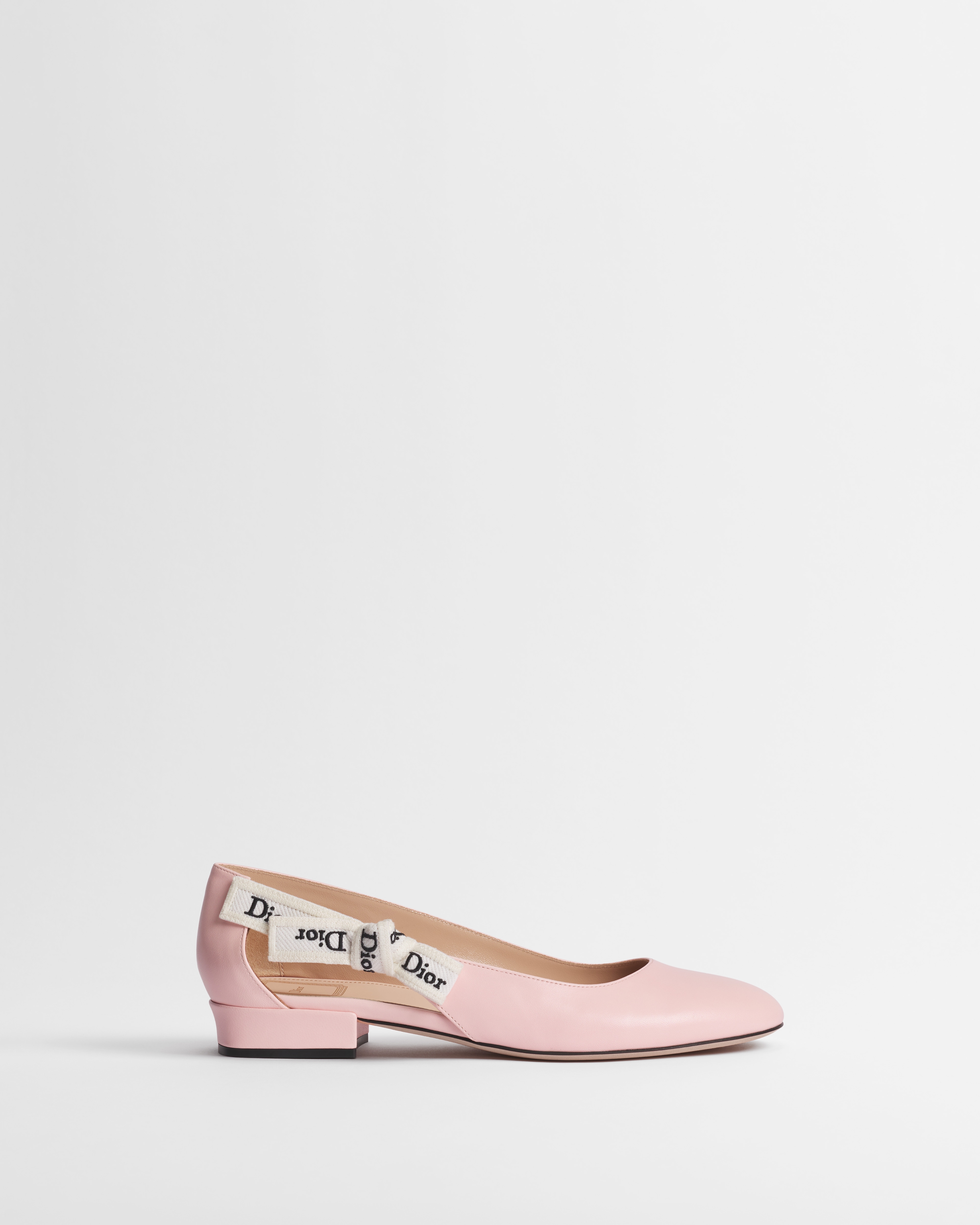 Dior Qixi J'Adior Ballet Flat Soupir Pink Lambskin E02