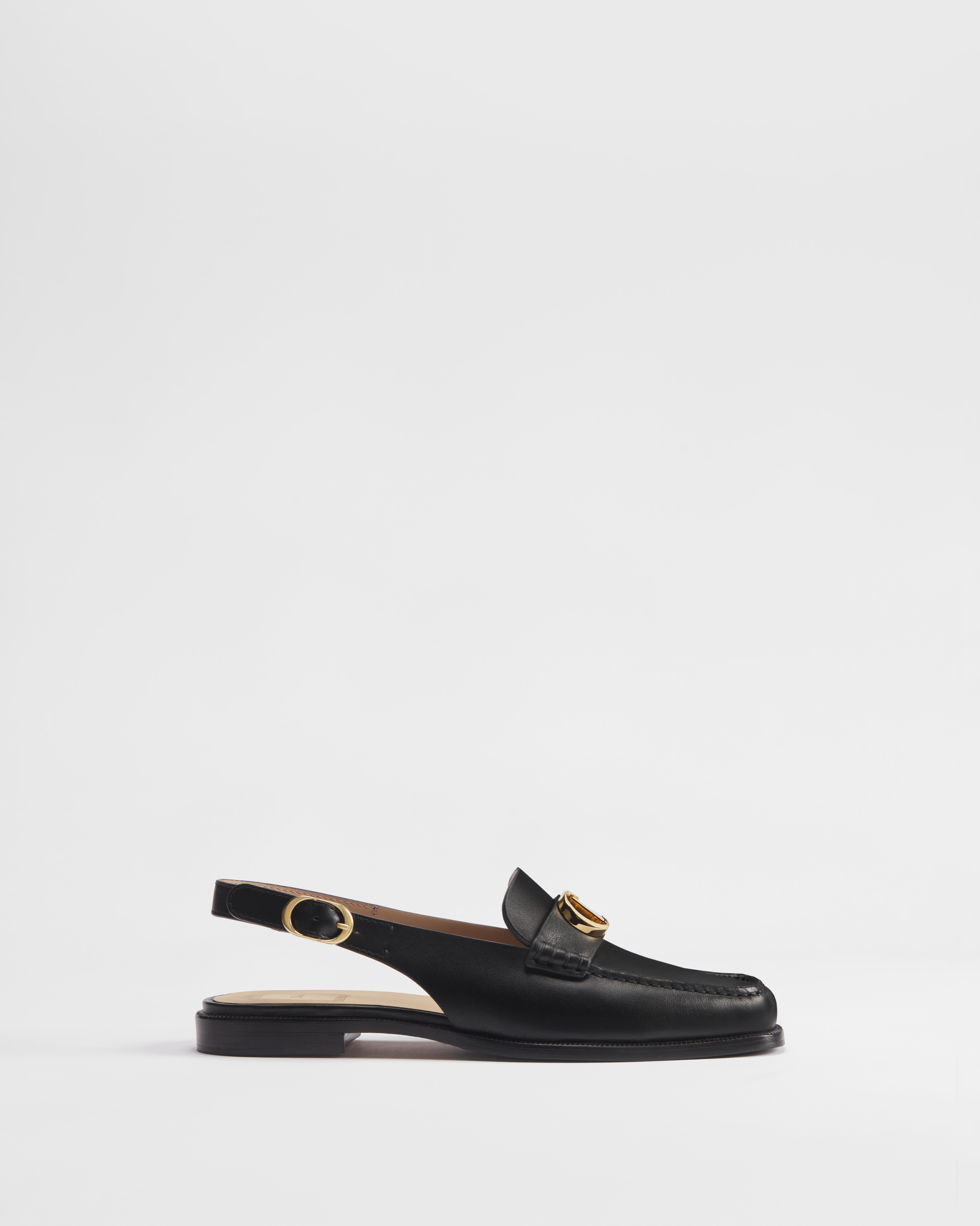 Dior Palais-slingbackinstapper Zwart kalfsleer E02