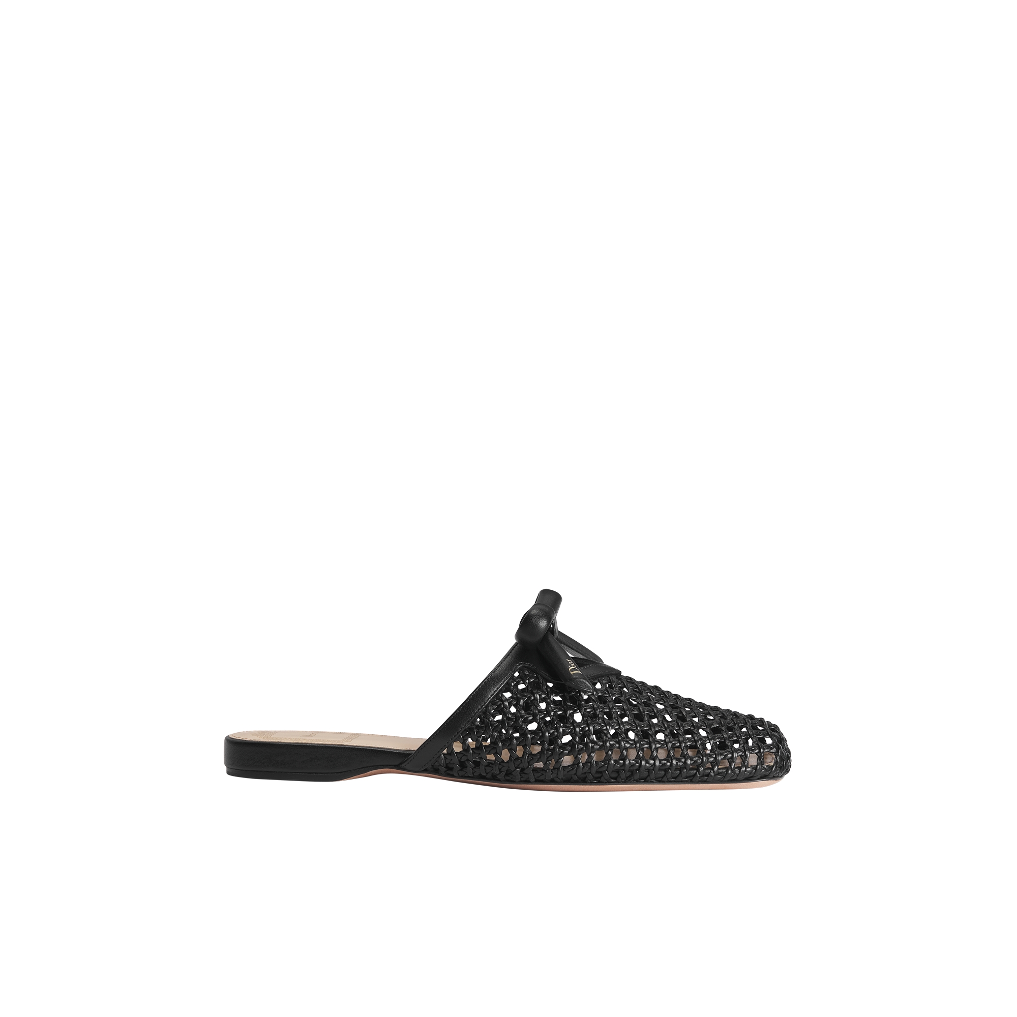  Black Woven Lambskin