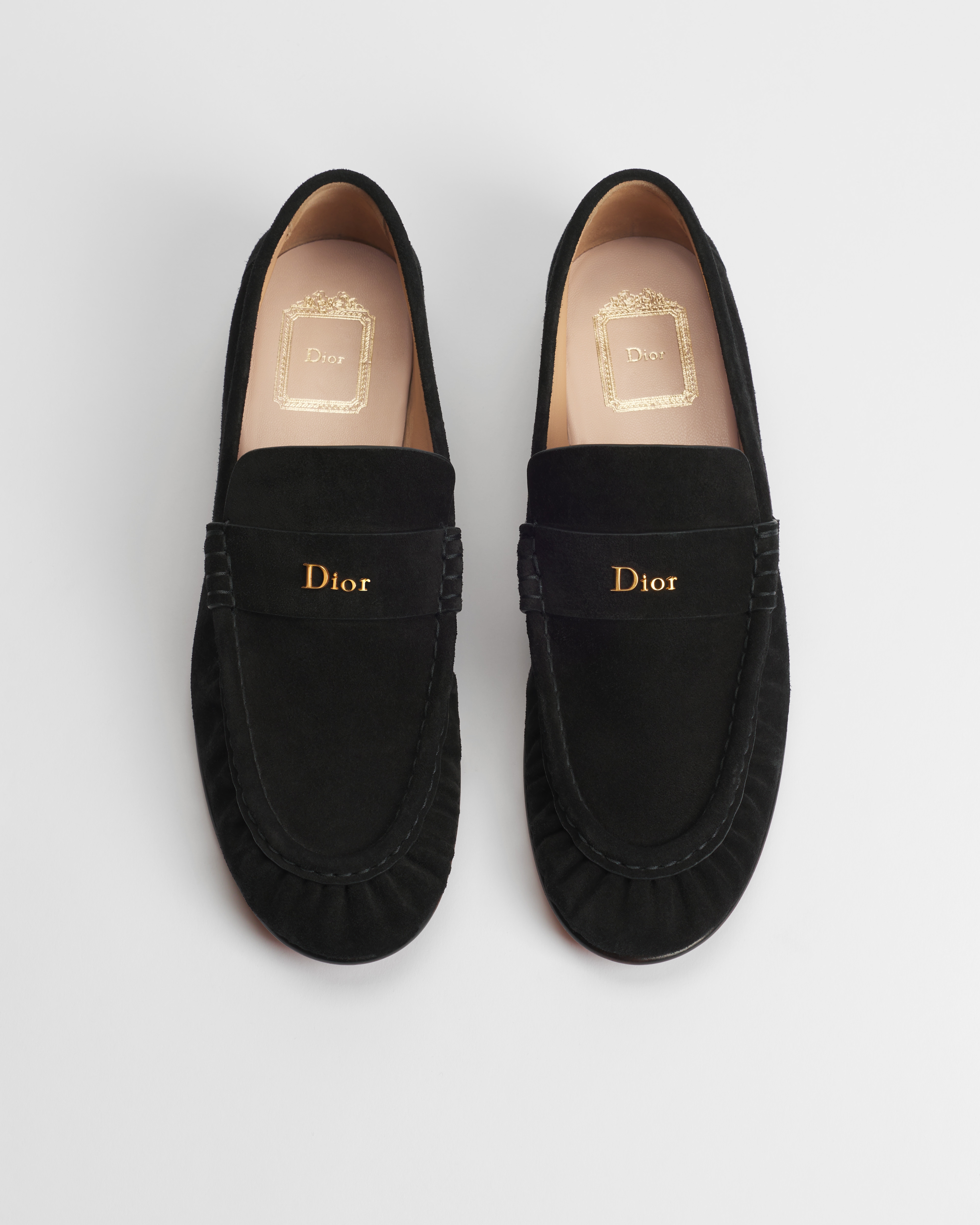 Dior Tailor-instapper Zwart kalfssuède E06
