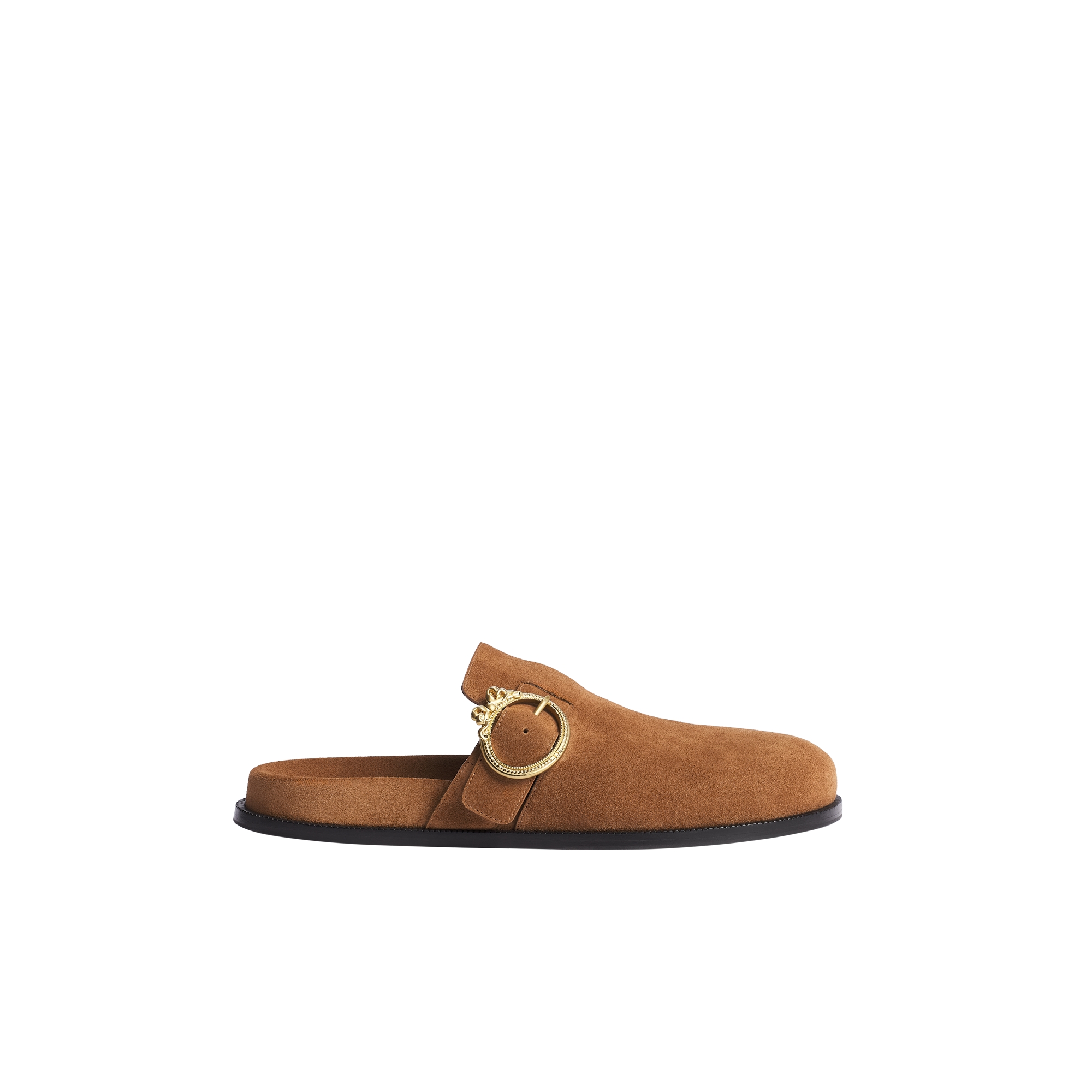  Cognac Brown Suede Calfskin