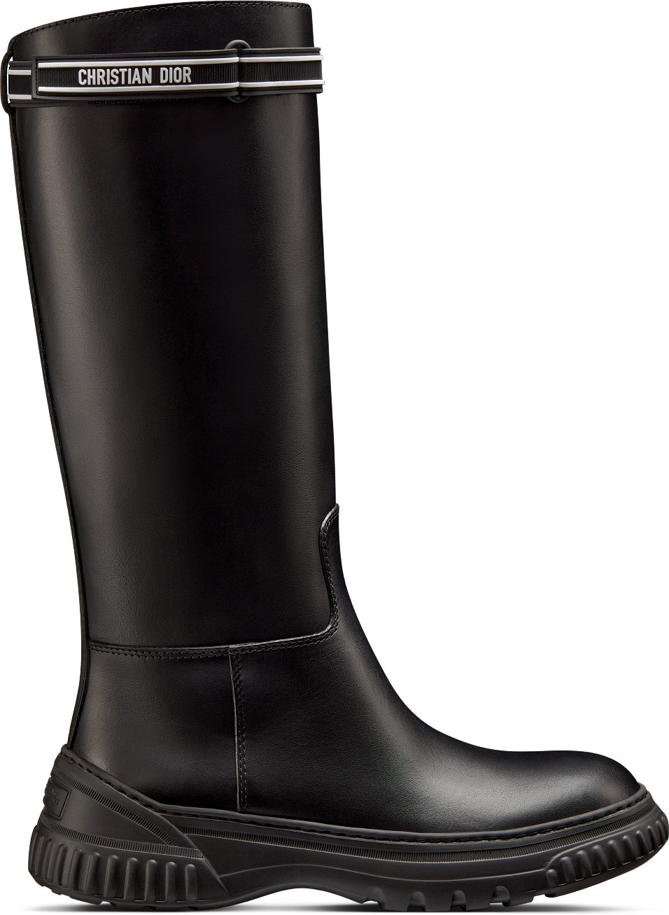 D Racer Boot Black Calfskin DIOR