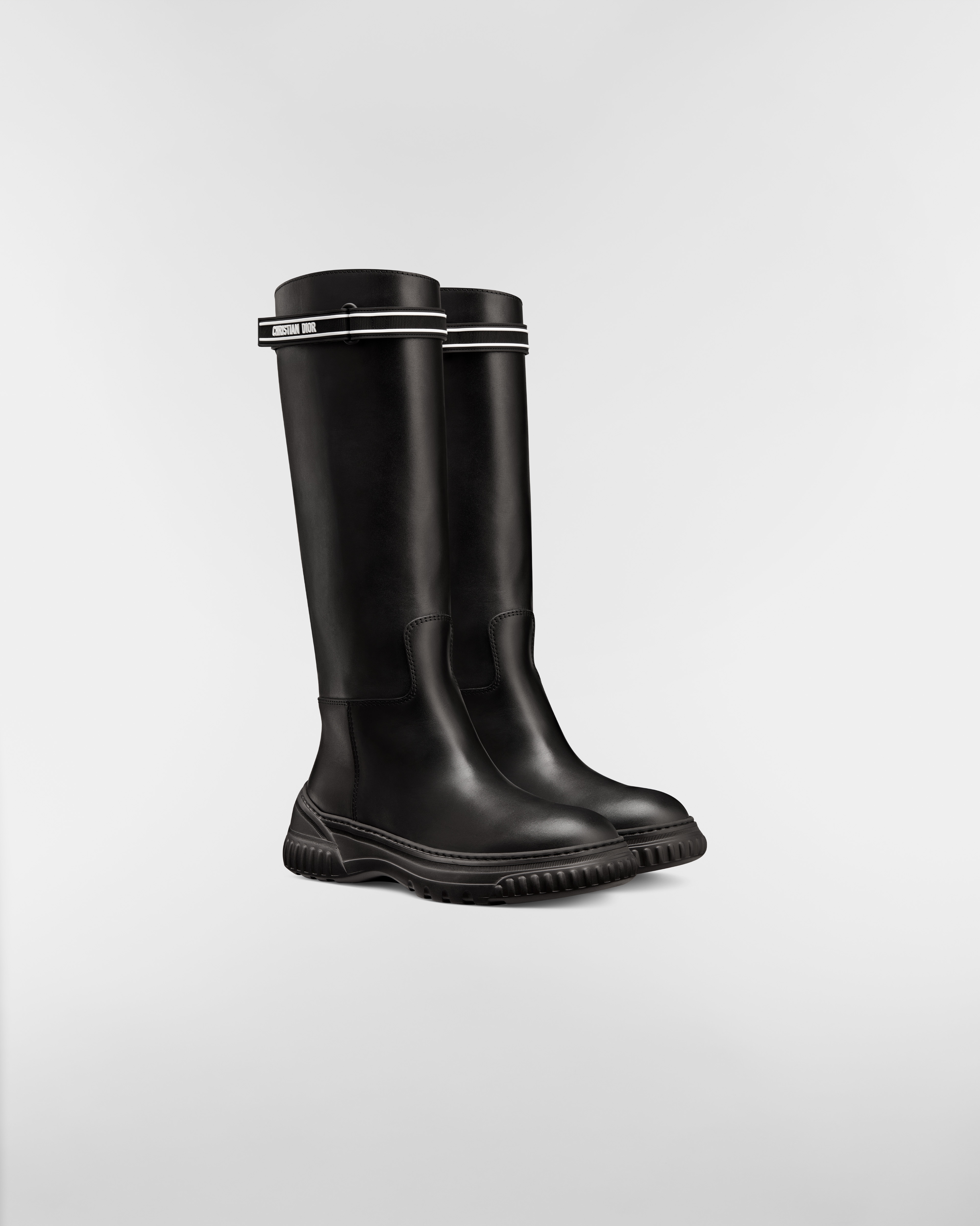 D-Racer Boot Black Calfskin E03