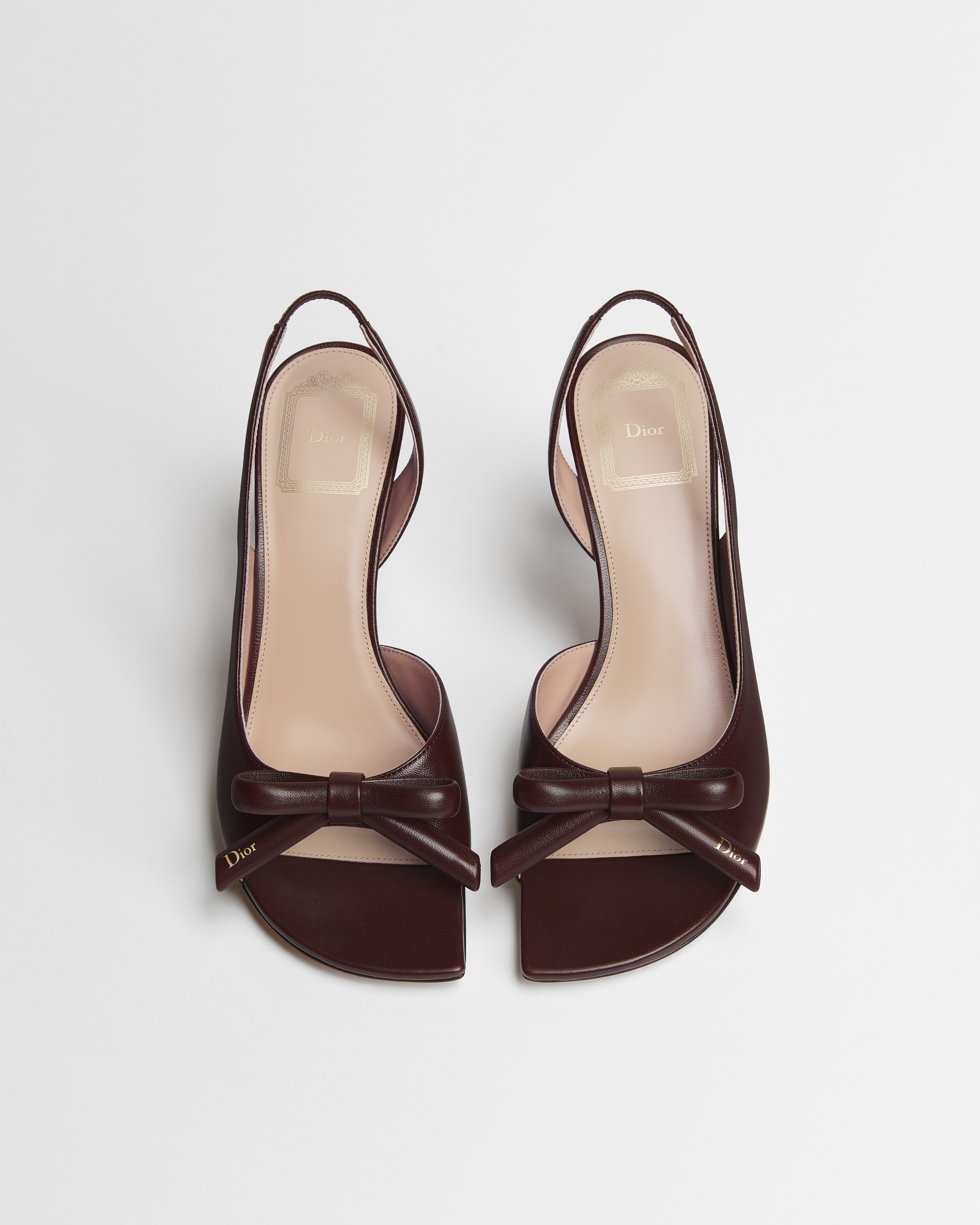 Dior Bow Heeled Slingback Sandal
