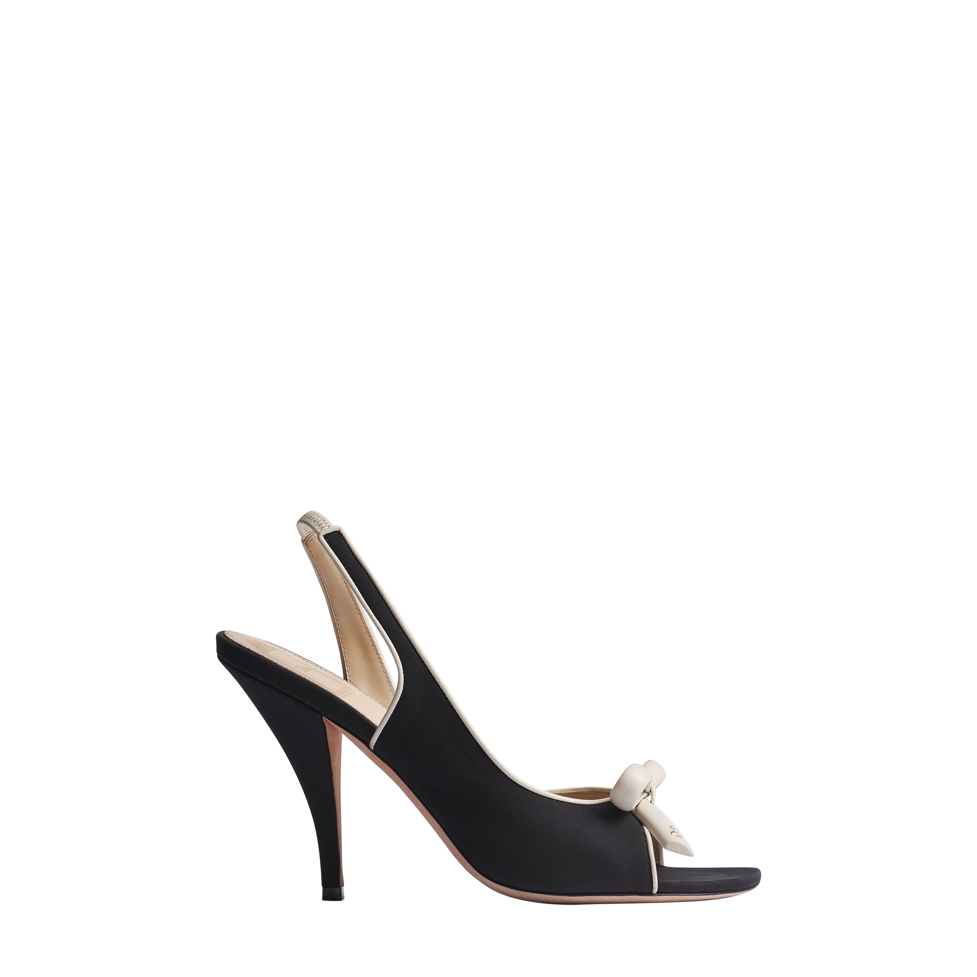  Black and White Supple Calfskin