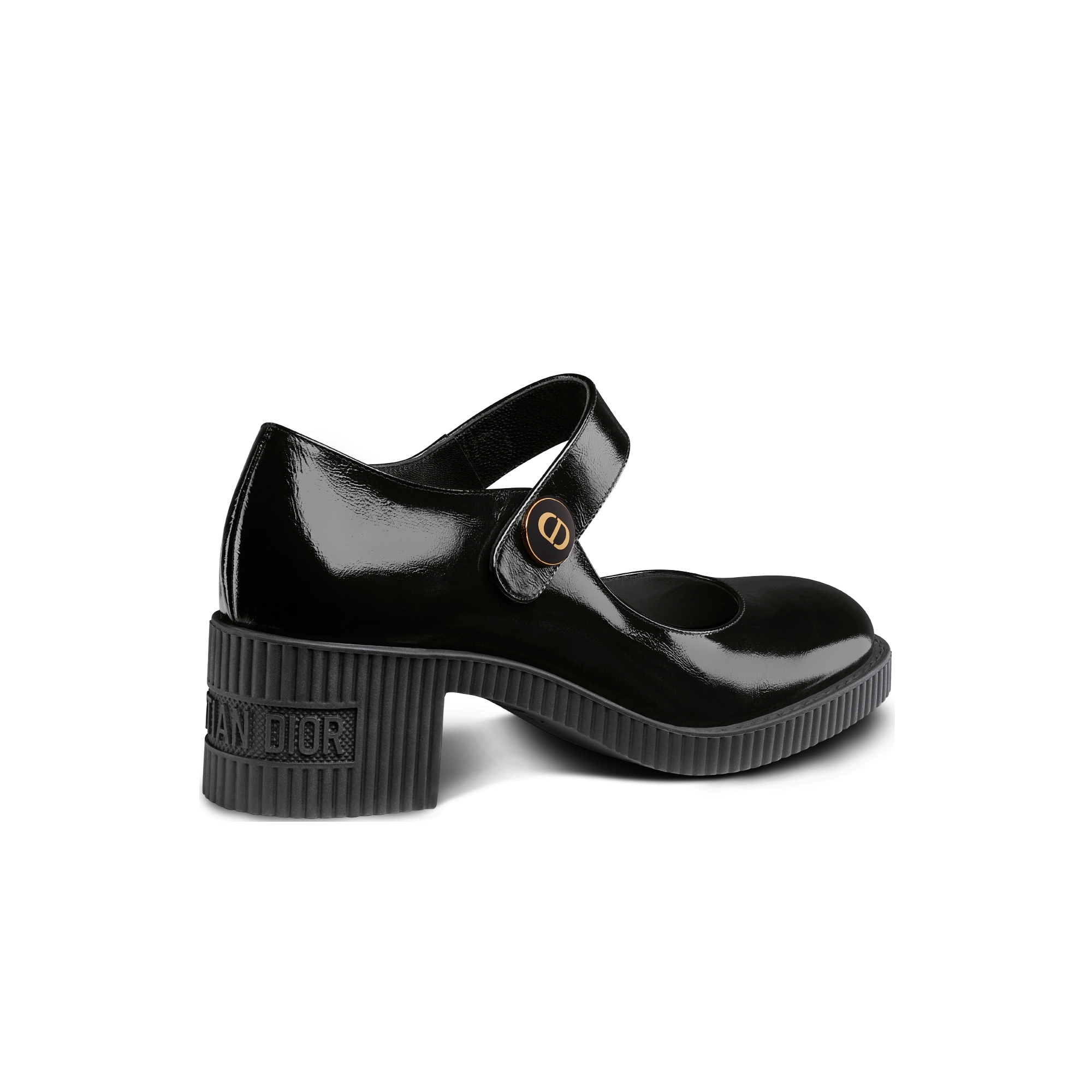 D-Doll 펌프스 블랙 유광 송아지 가죽 E05