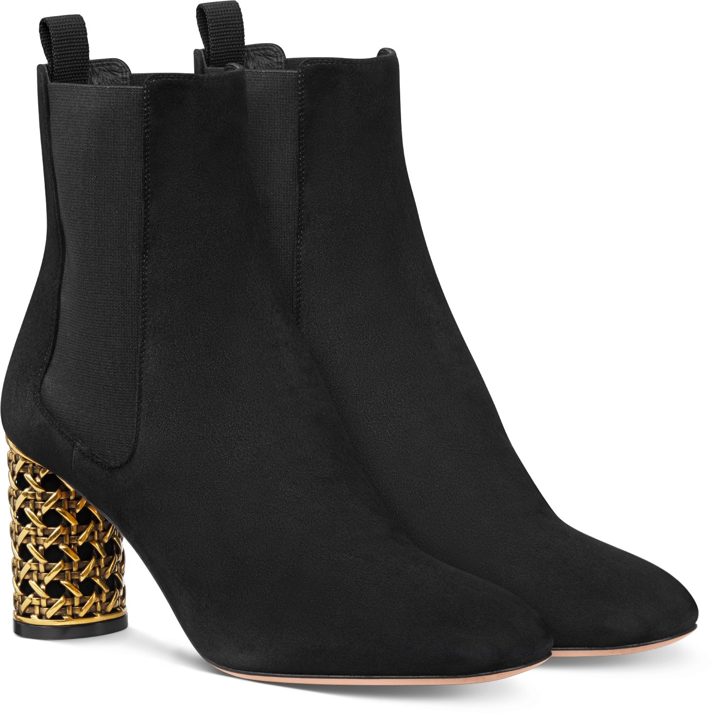 Dior Icon Heeled Ankle Boot Three quarter closed view Three quarter closed view