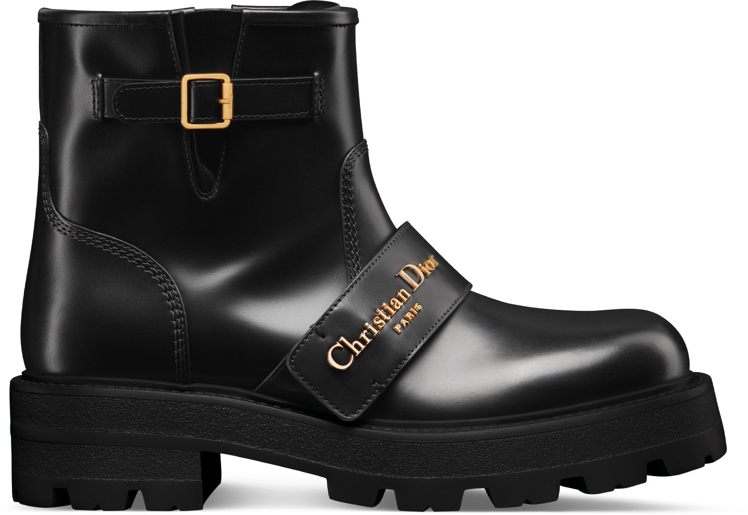 D Quest Ankle Boot Black Calfskin DIOR