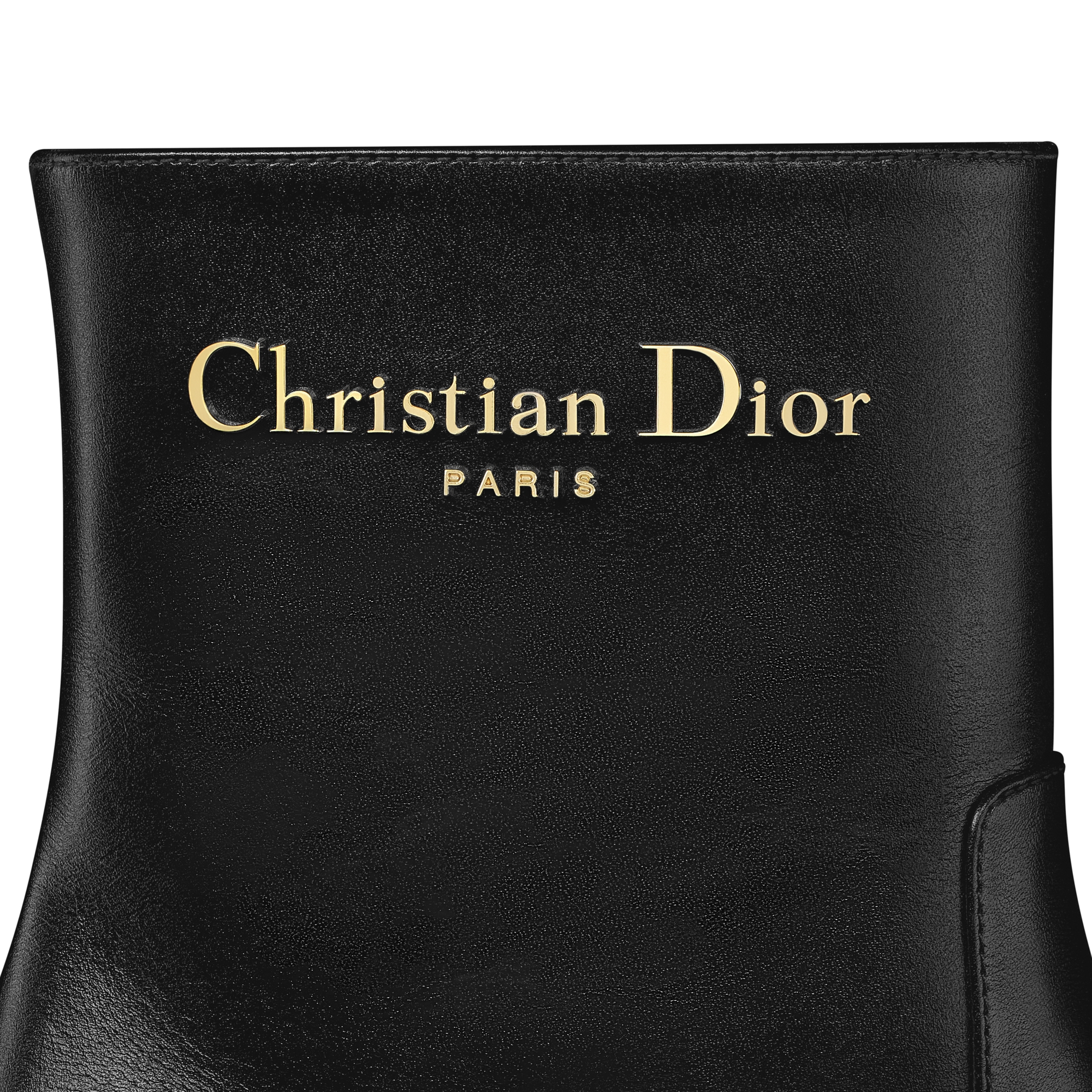 D-Town Heeled Ankle Boot Black Calfskin E09