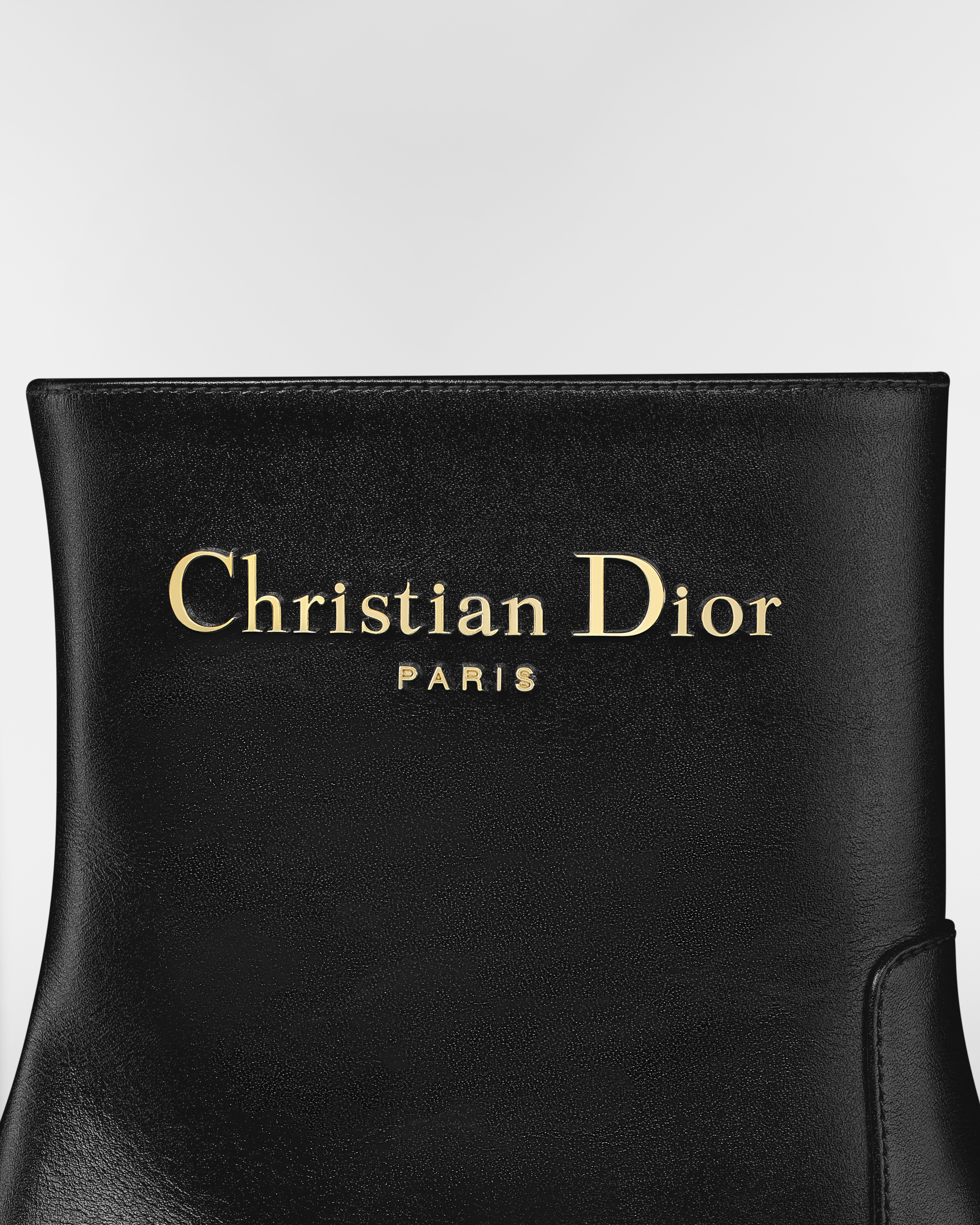 D-Town Heeled Ankle Boot Black Calfskin E09