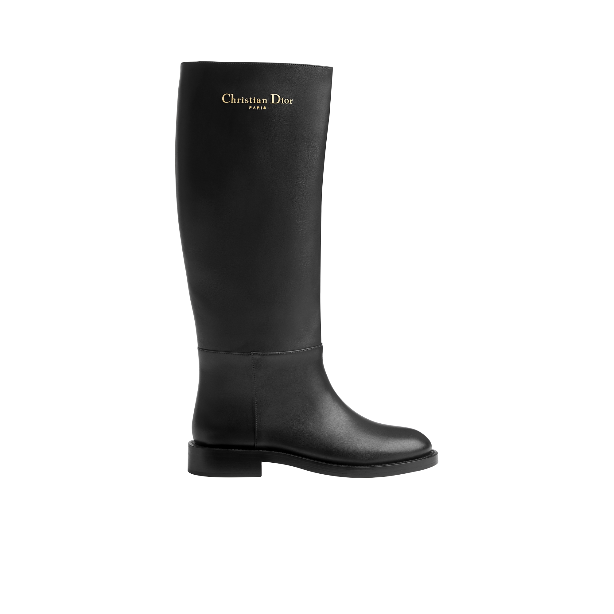 D-Town Boot Black Supple Calfskin E02