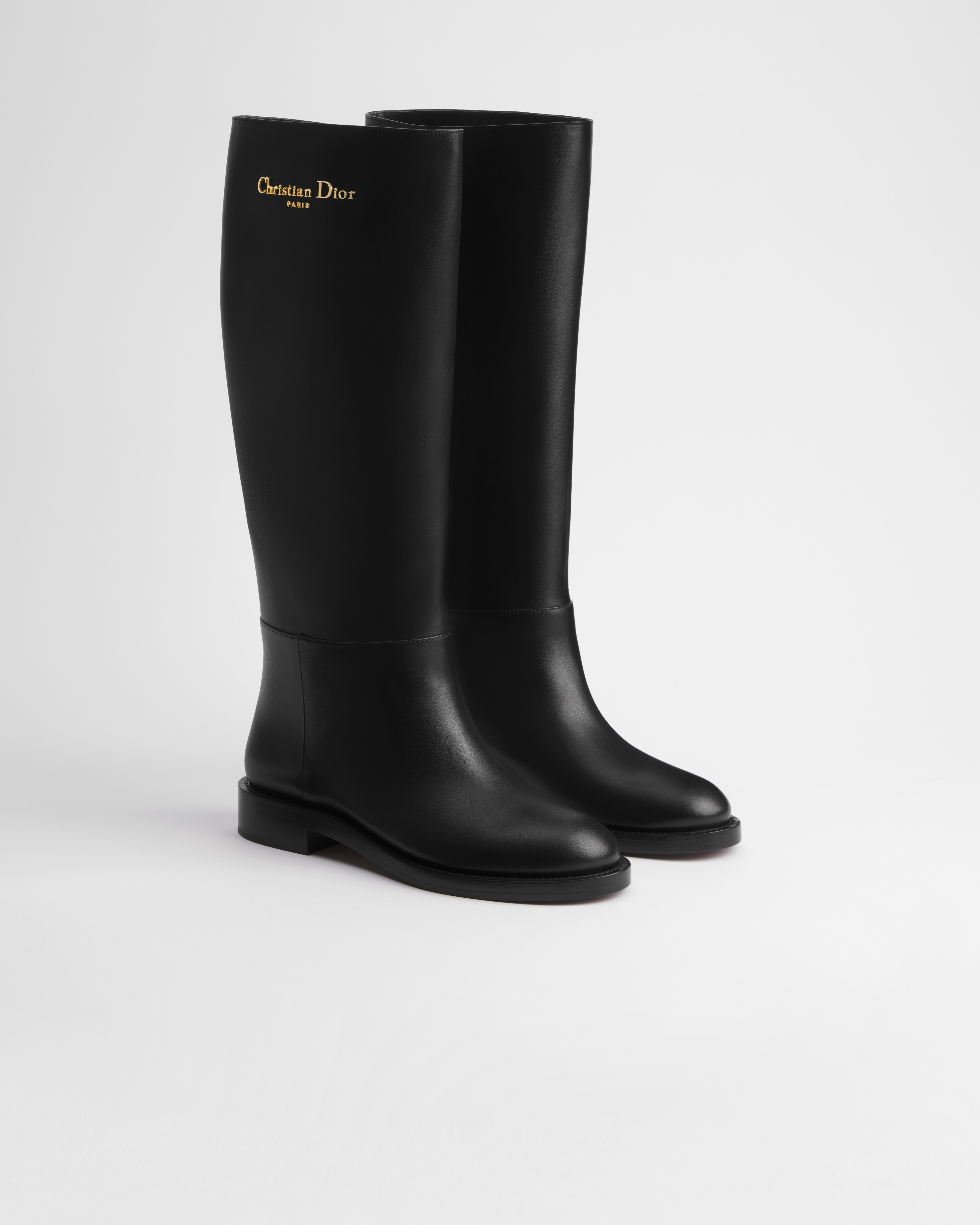 D-Town Boot Black Supple Calfskin E03