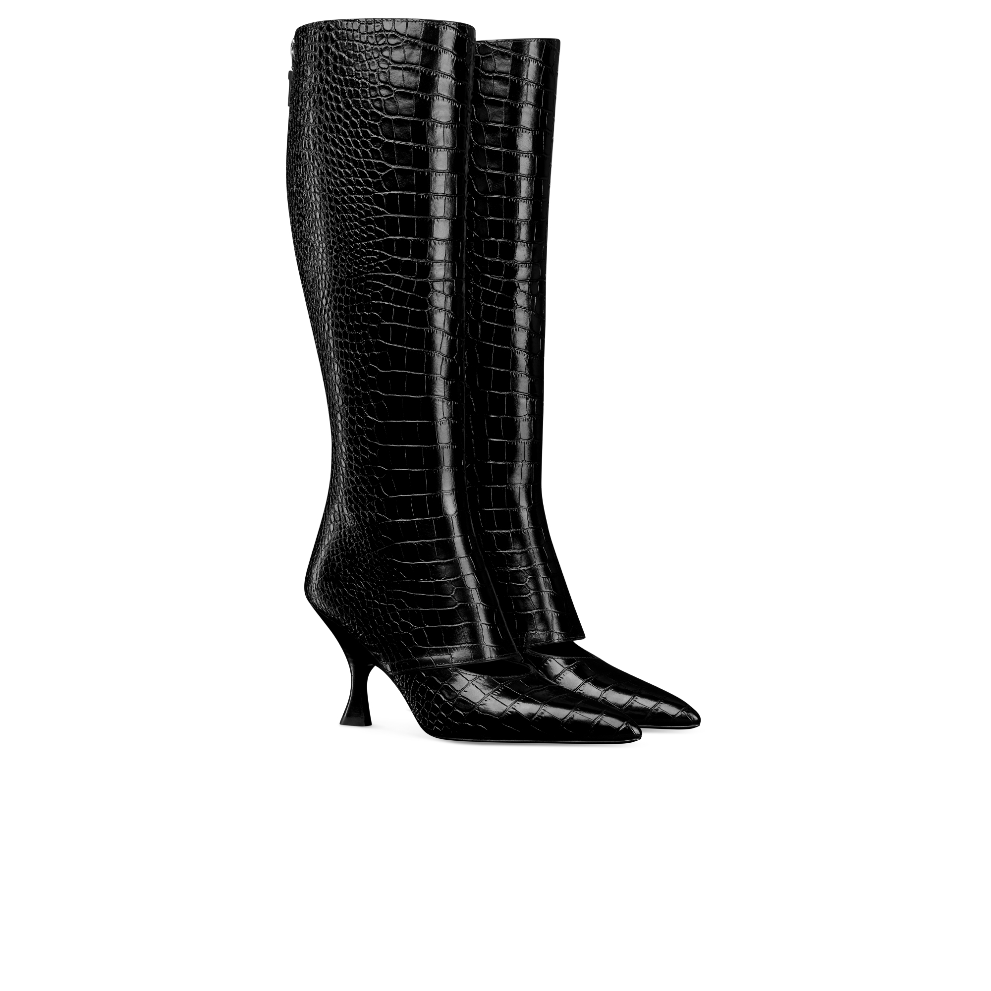 【美品】クリスチャンディオール　スエードブーツ 23cm 高ヒール　CDロゴ 美品】クリスチャンディオール スエードブーツ 23cm 高ヒール CDロゴ