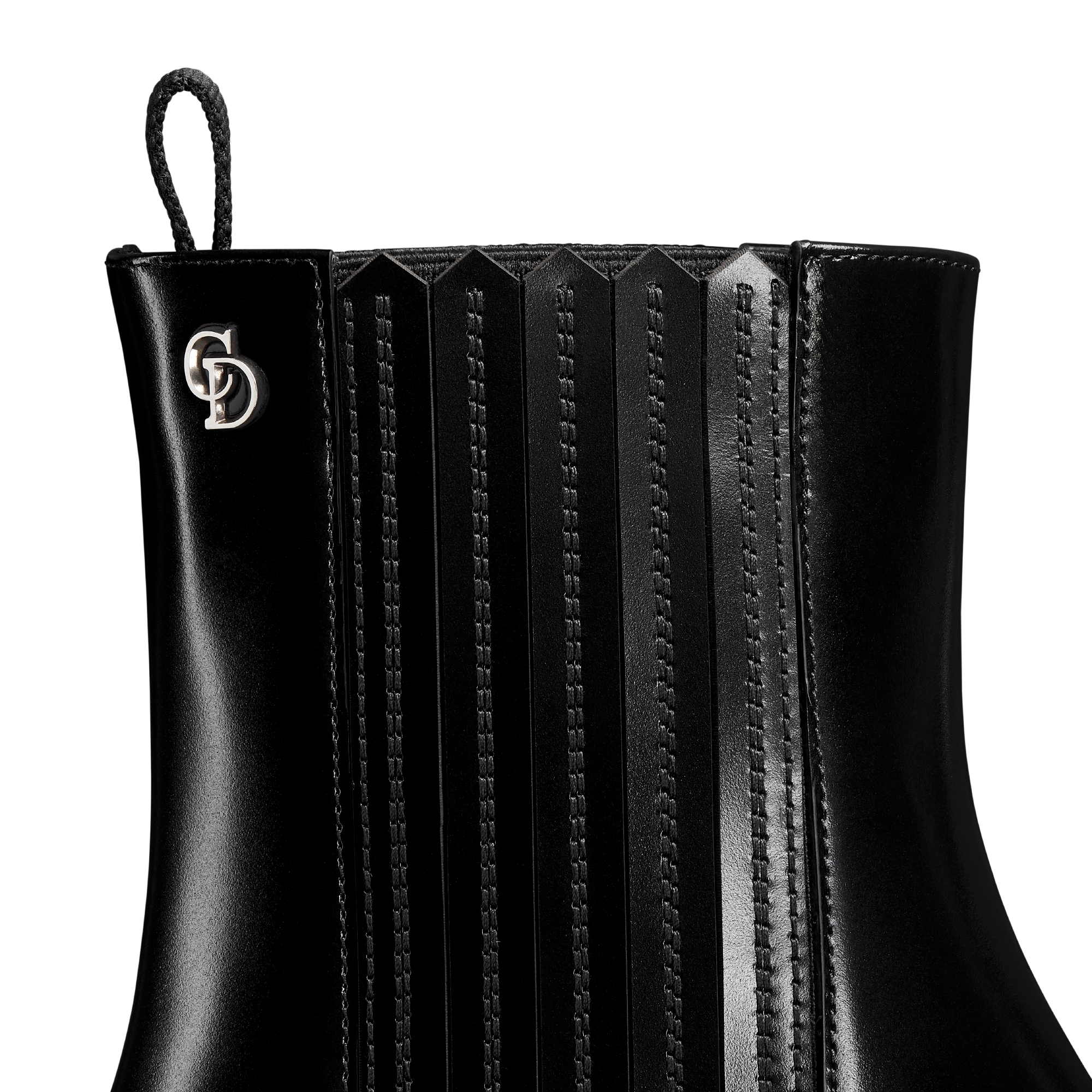 Dior Wild Heeled Ankle Boot Black Calfskin E09