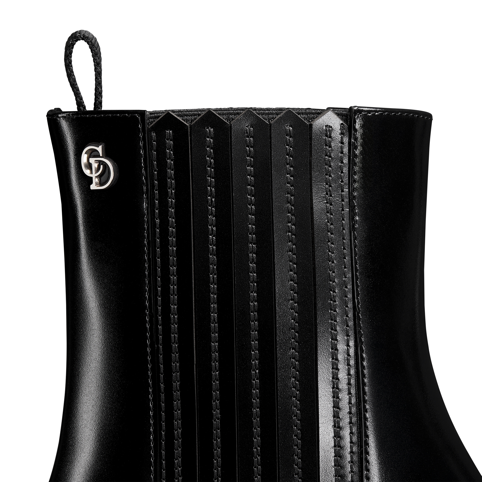 Dior Wild Heeled Ankle Boot Black Calfskin E09