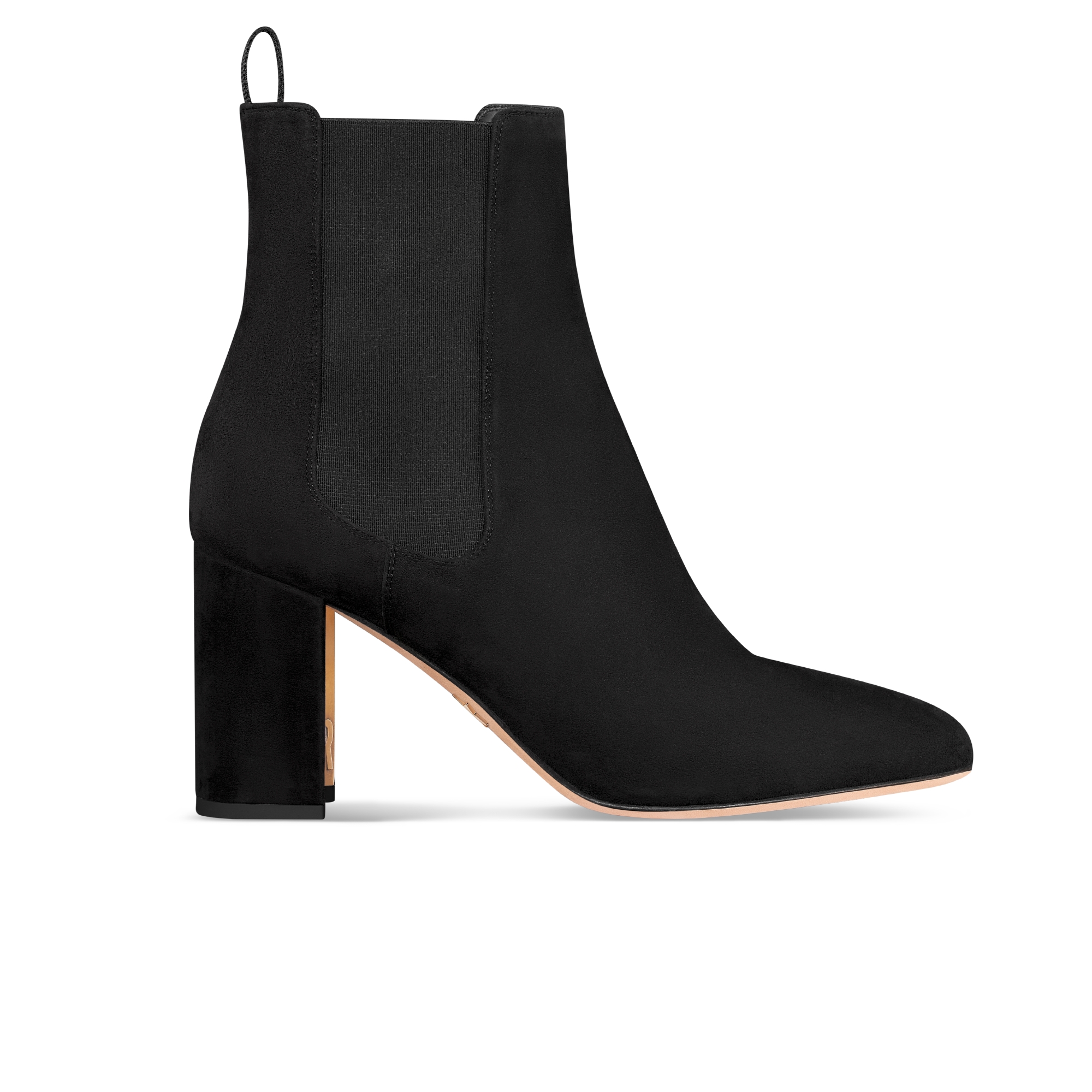 D-Art ヒール ショートブーツ スエードゴートスキン E02