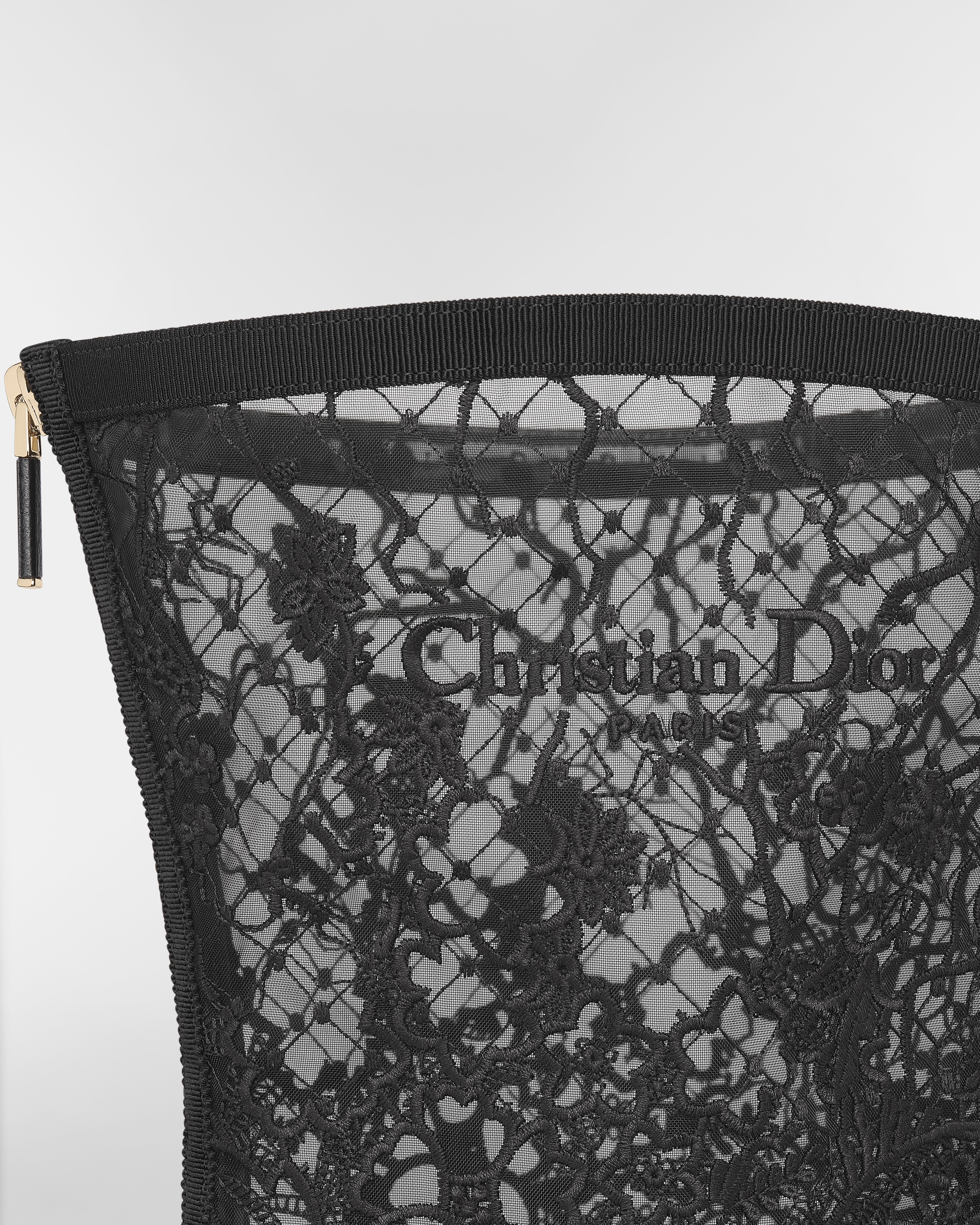 Naughtily-D ヒール サイハイブーツ Millefiori エンブロイダリー メッシュ E09