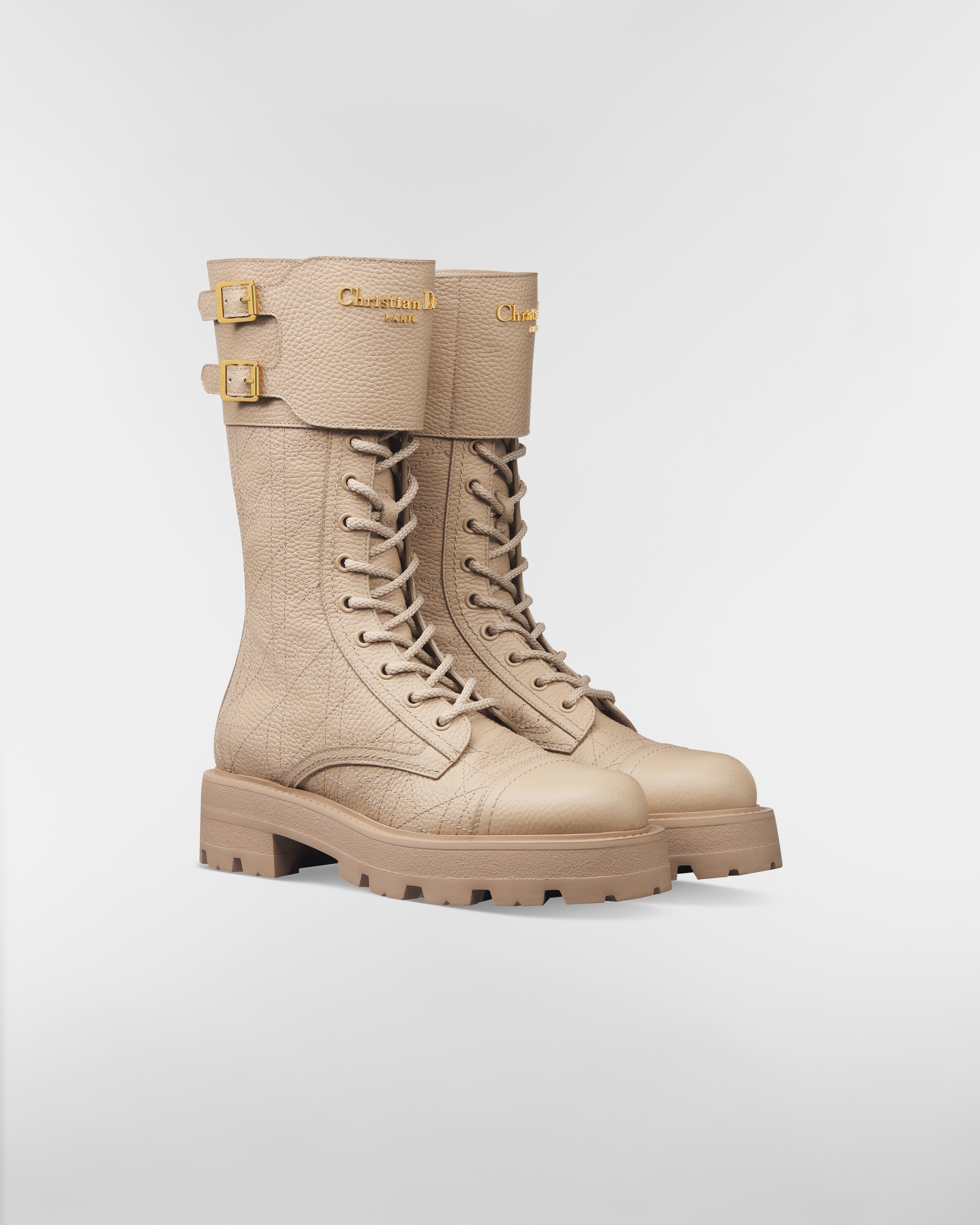 D-Trap ショートブーツ カナージュ グレインドカーフスキン E03